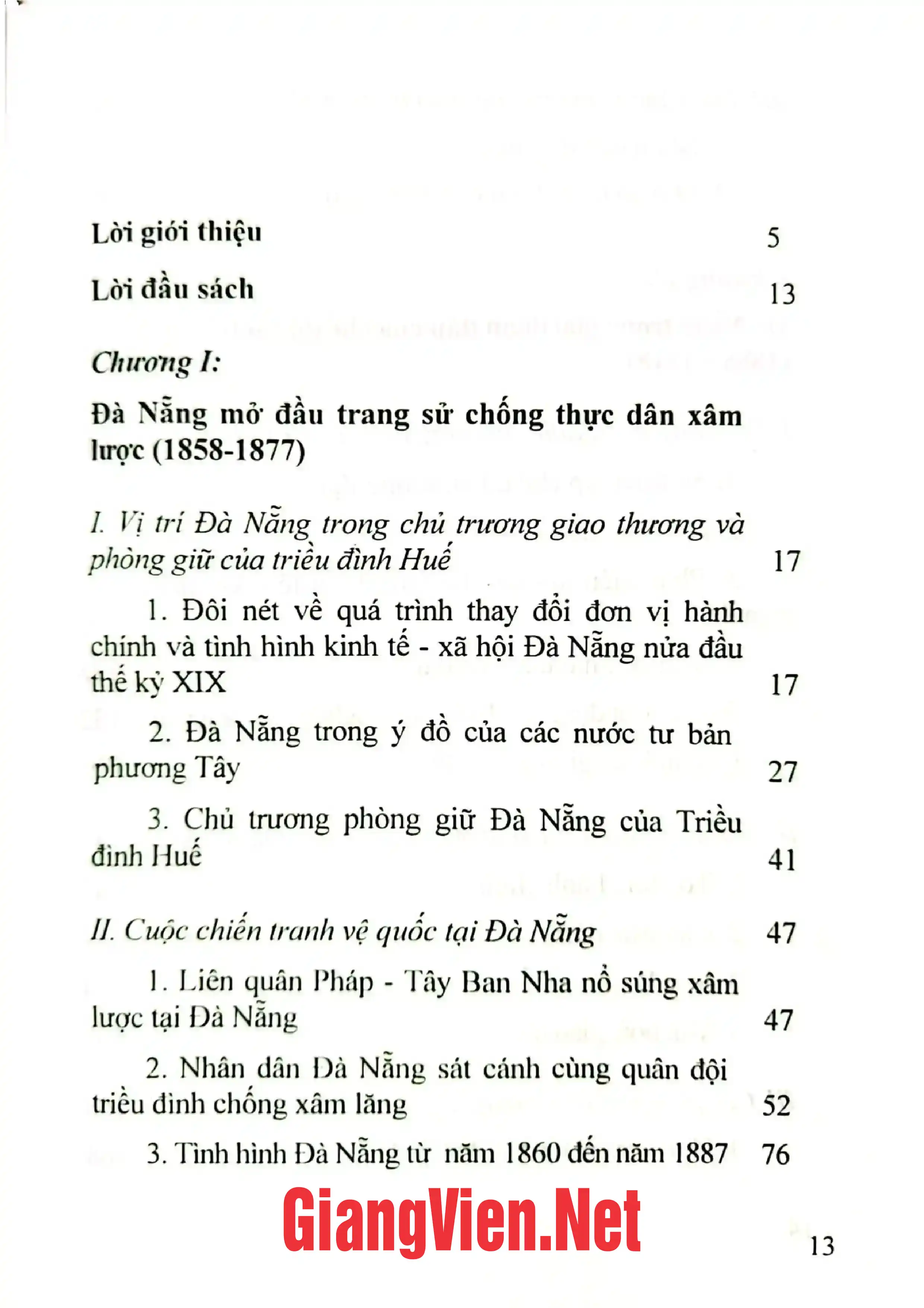 Trang bìa chính thức sách Lịch sử Đà Nẵng 1858-1945