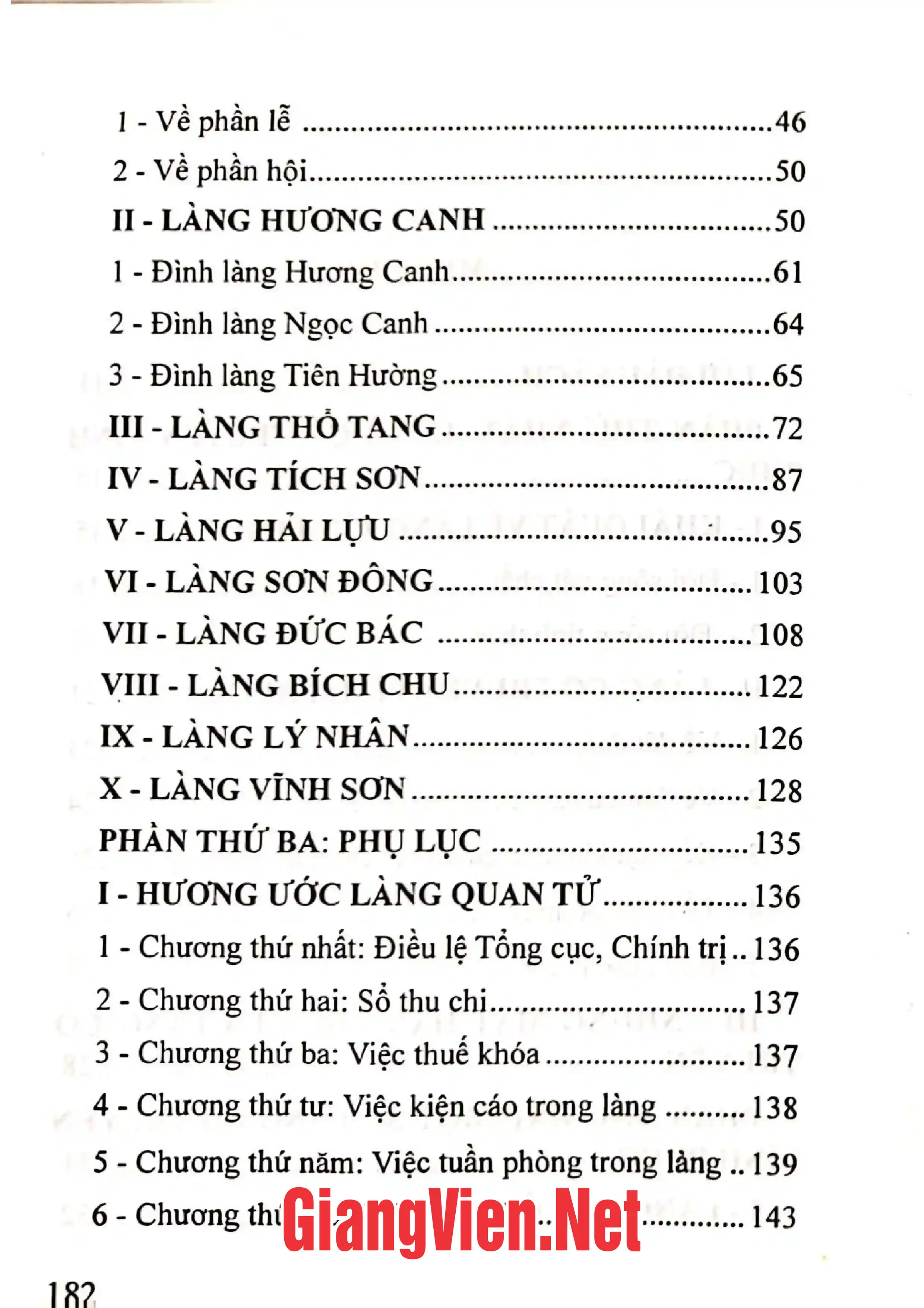 Trang bìa chính thức sách Làng cổ truyền Vĩnh Phúc