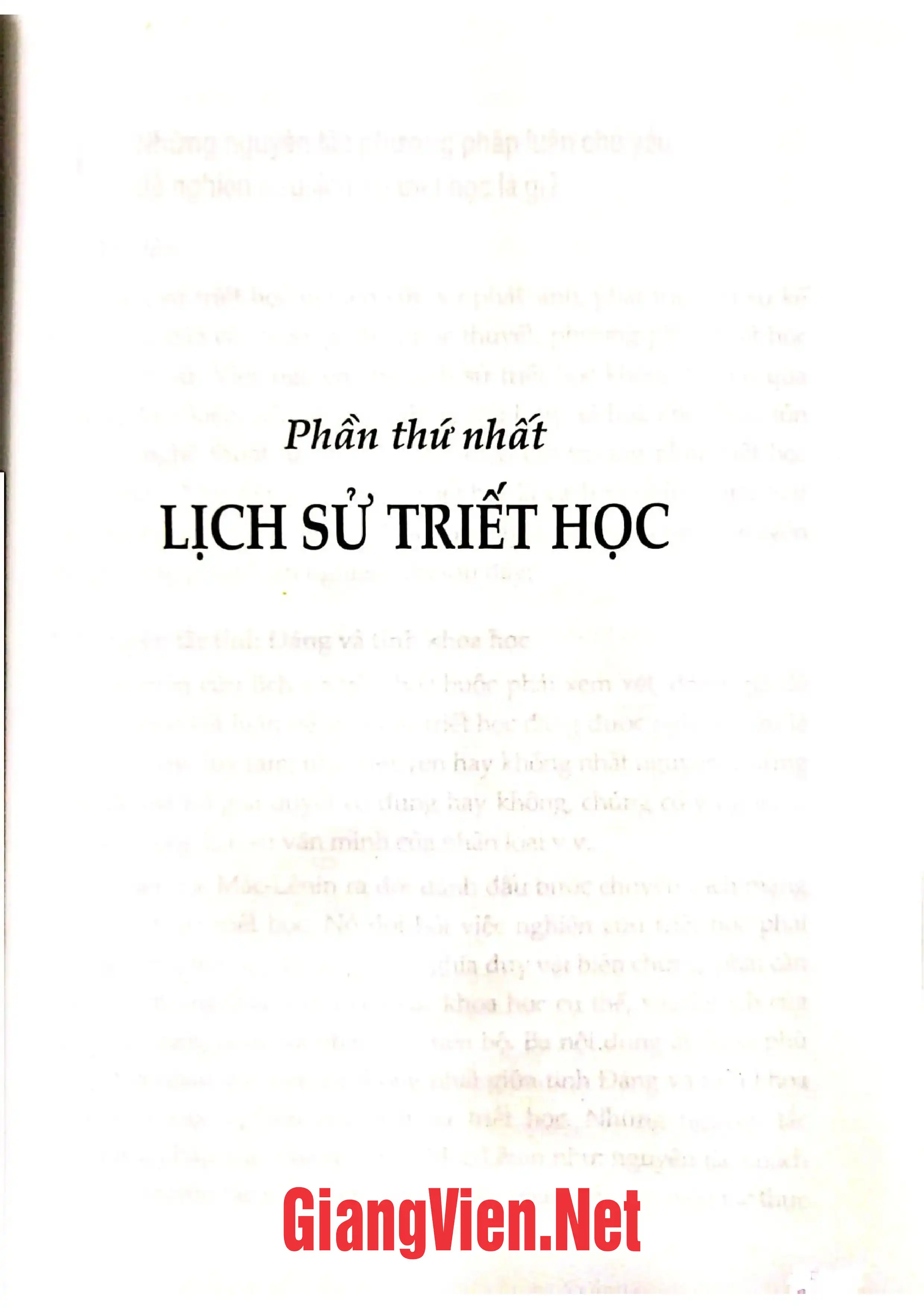 Nội dung mục lục và hình ảnh sách Hỏi đáp về triết học - Trang 7