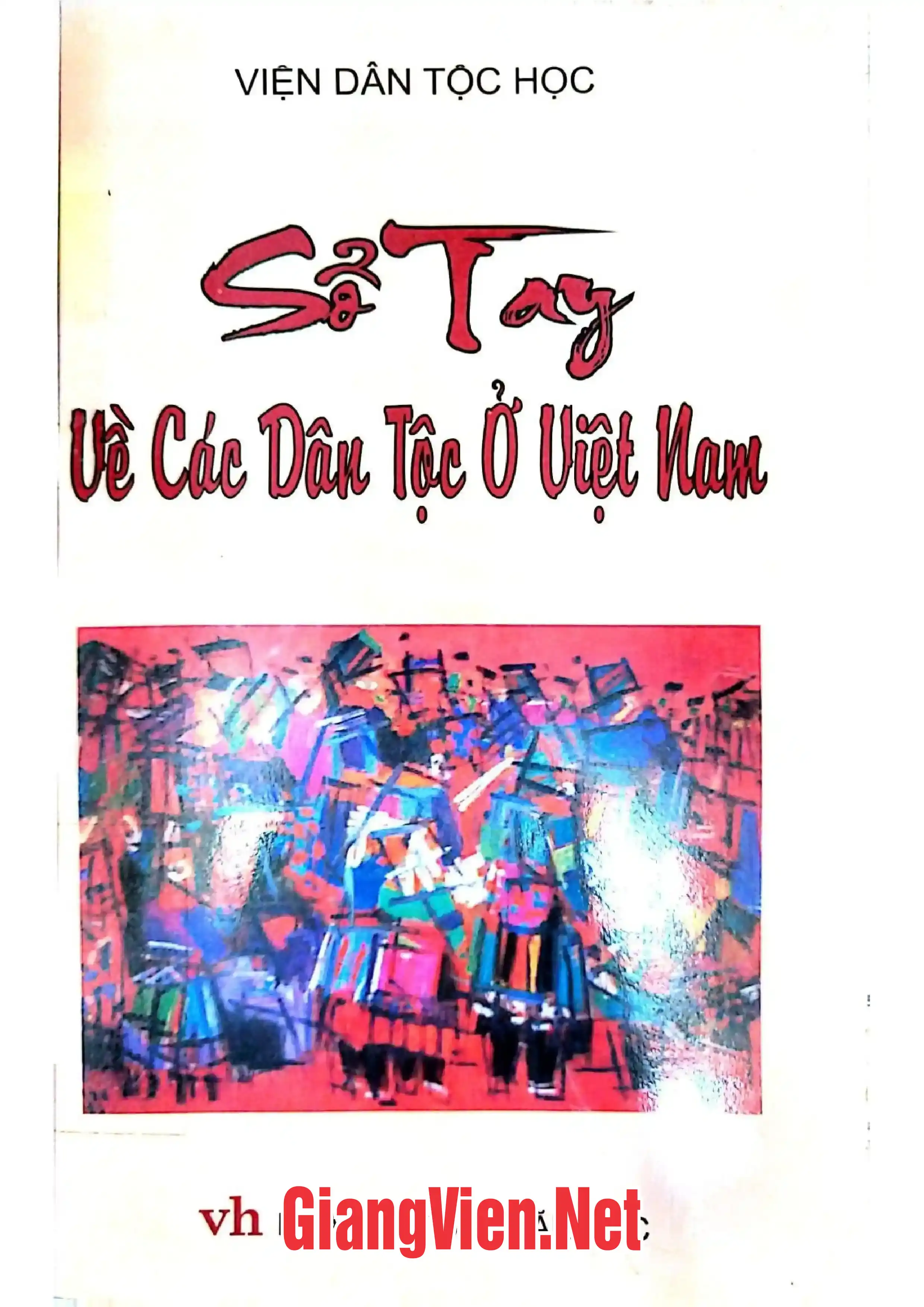 Ảnh bìa của Sổ tay về các dân tộc ở Việt Nam