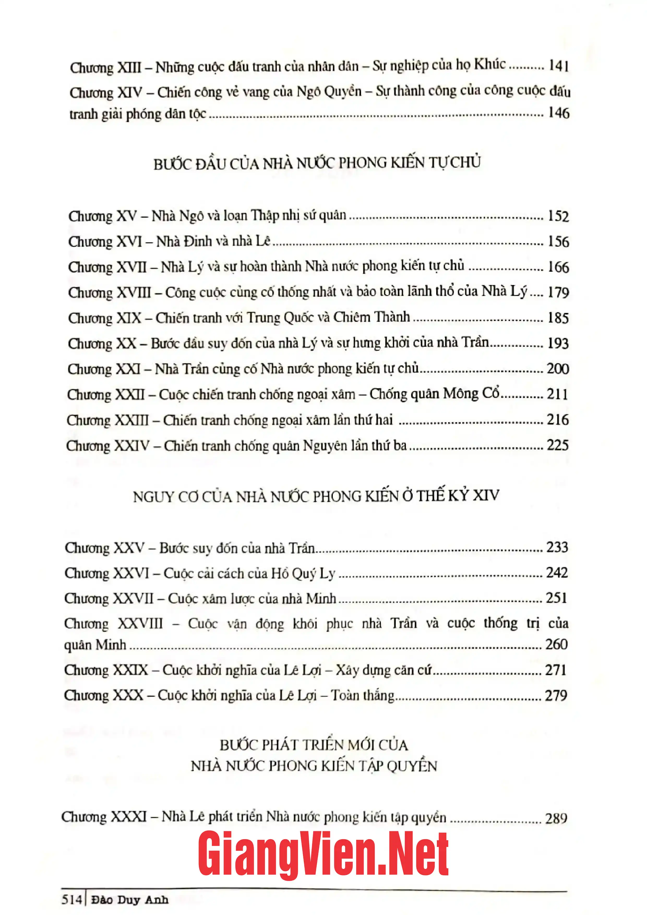 Ảnh minh họa nội dung cuốn sách: Lịch sử Việt nam từ nguồn gốc đến thế kỷ XIX