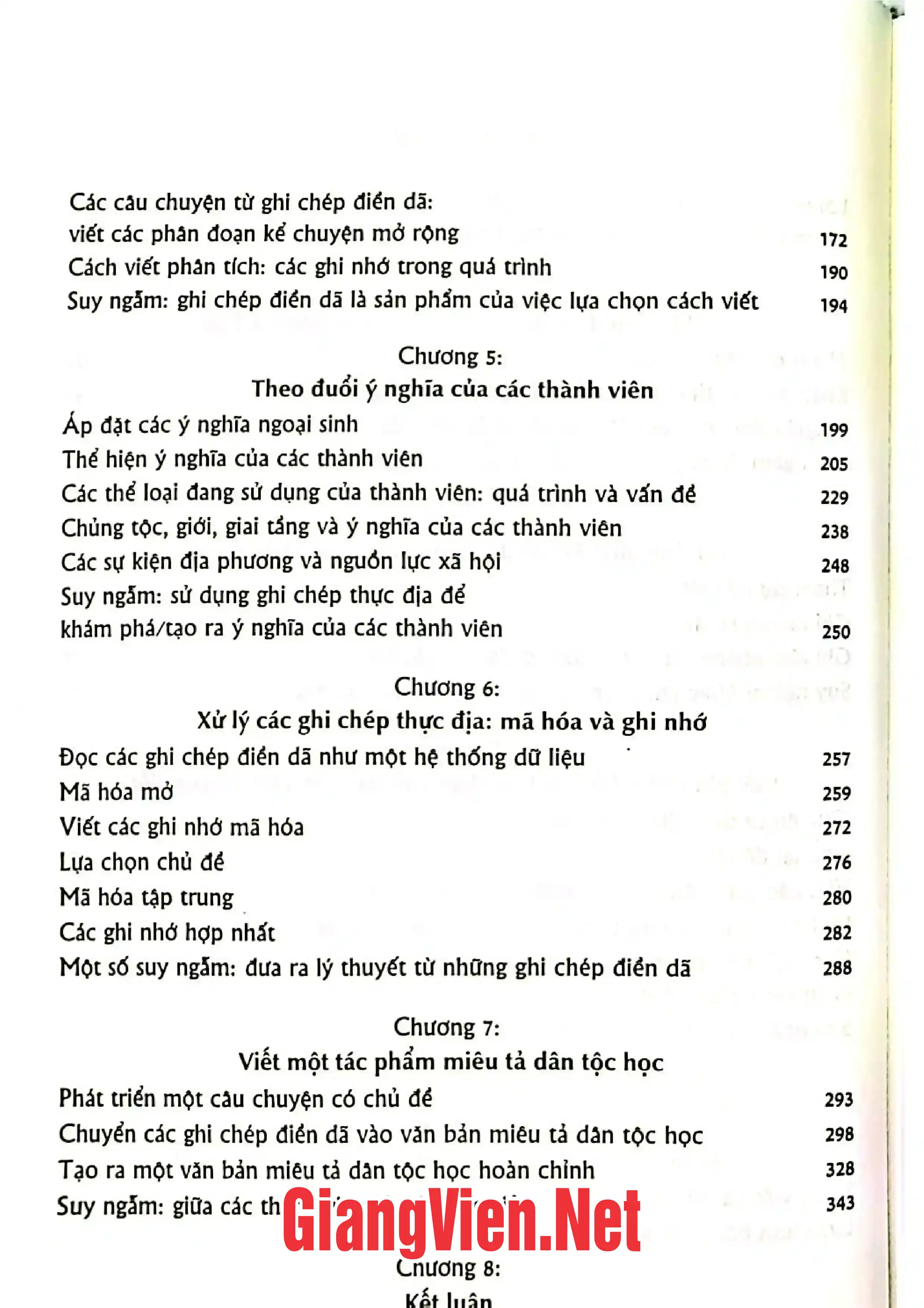 Ảnh minh họa nội dung cuốn sách: Viết các ghi chép điền dã dân tộc học