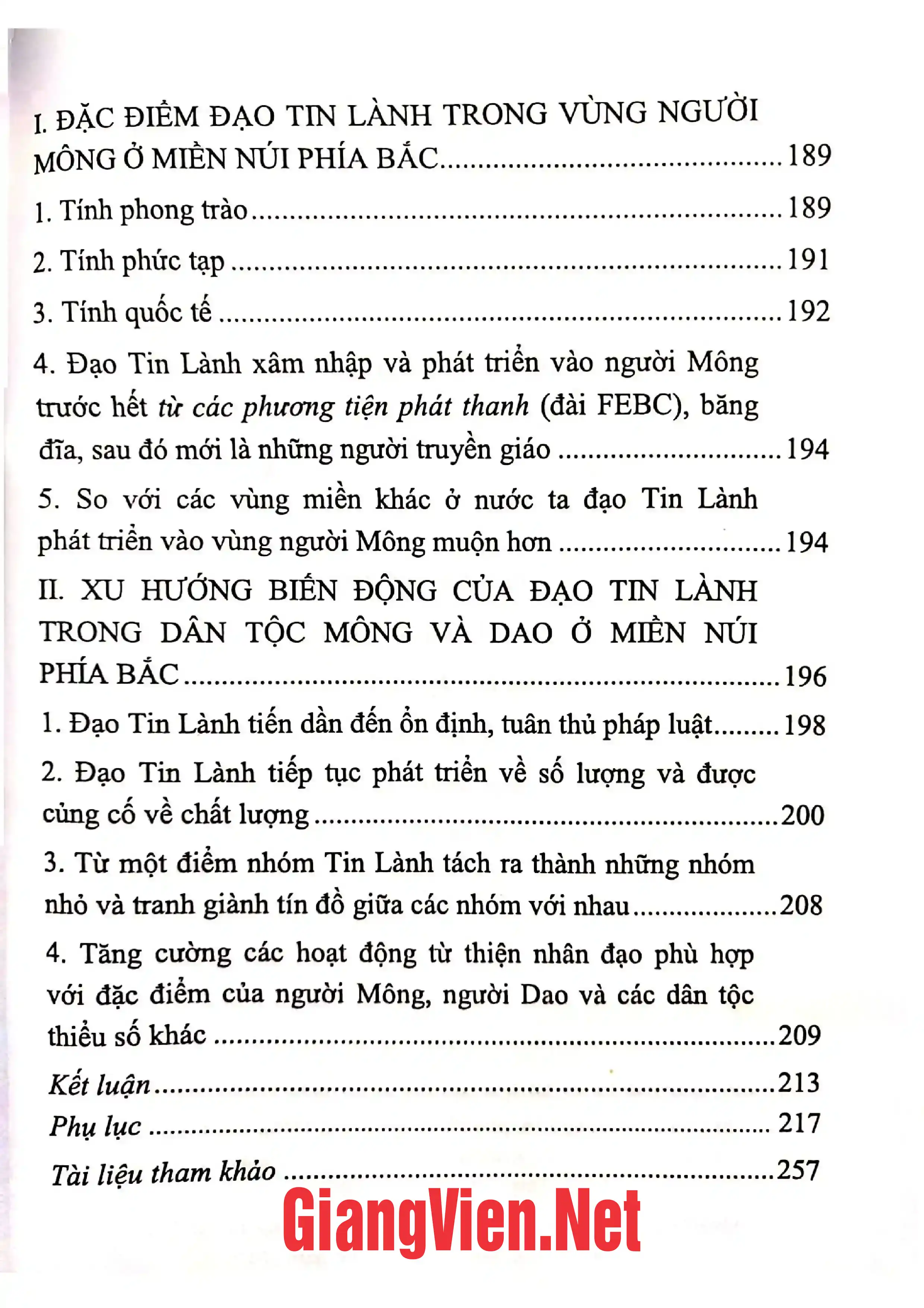 Ảnh minh họa nội dung cuốn sách: Đạo Tin Lành trong vùng dân tộc Mông và Dao ở các tỉnh miền núi phía Bắc Việt nam