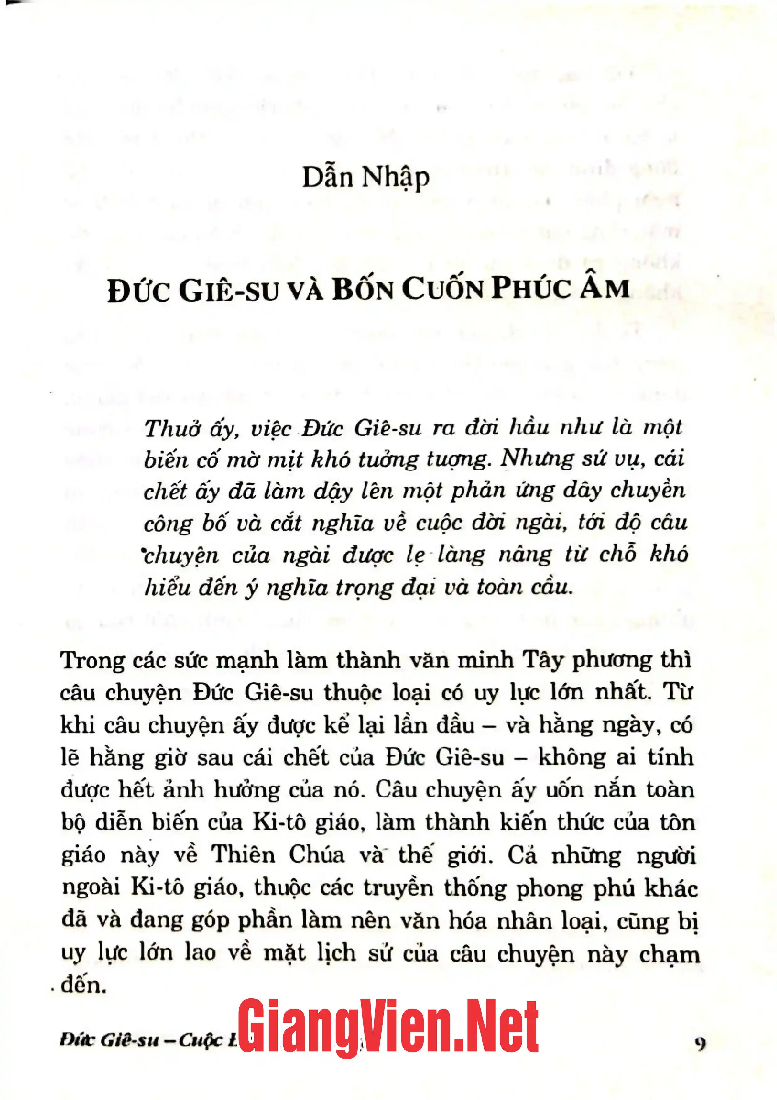 Nội dung trang phụ bản giới thiệu sách Đạo Tin Lành trong vùng dân tộc Mông và Dao ở các tỉnh miền núi phía Bắc Việt nam