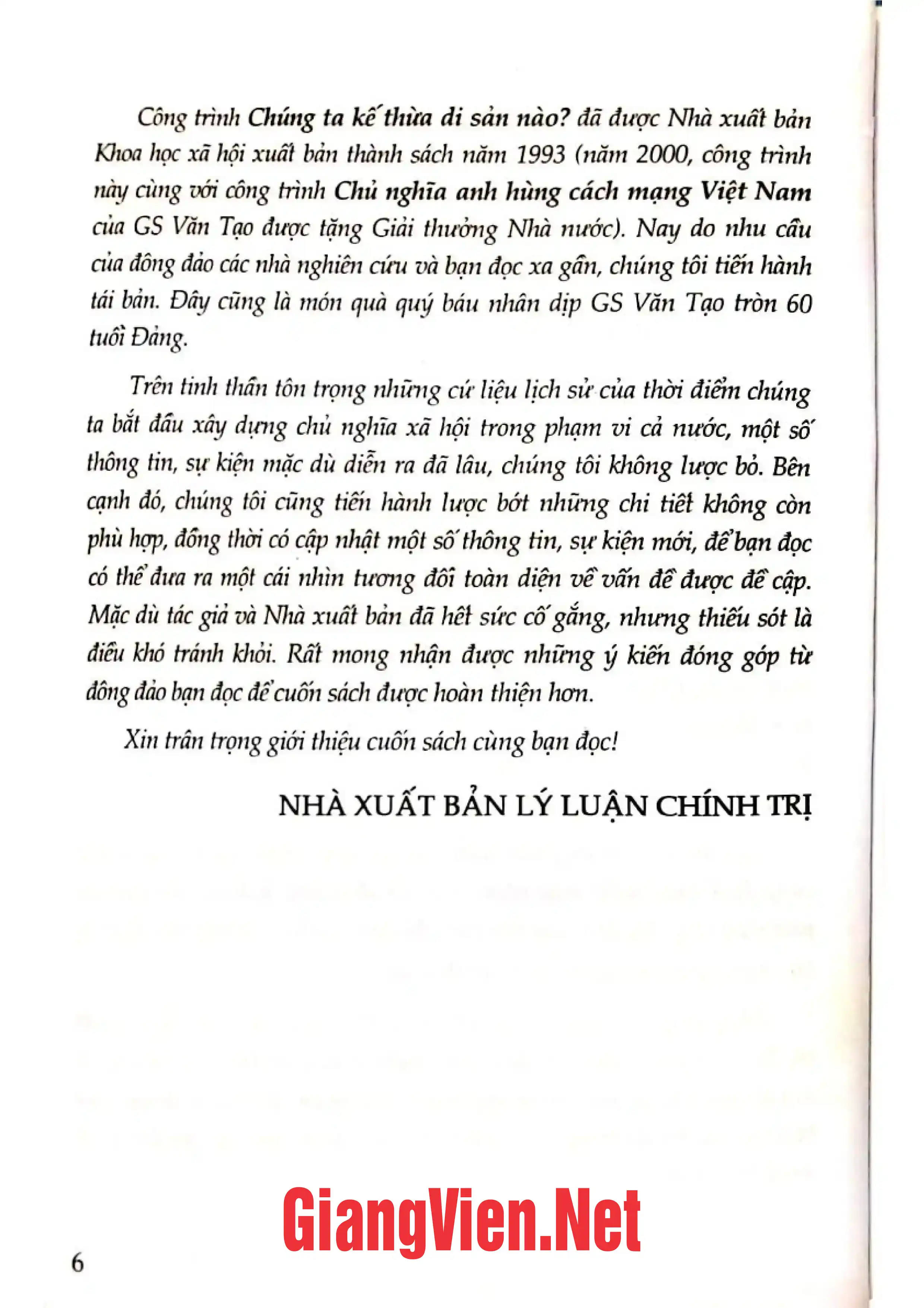 Mục lục chi tiết trang 2 sách Chúng ta kế thừa di sản nào. Trong khoa học và kỹ thuật, pháp luật và hương ước, nông thôn và nông nghiệp