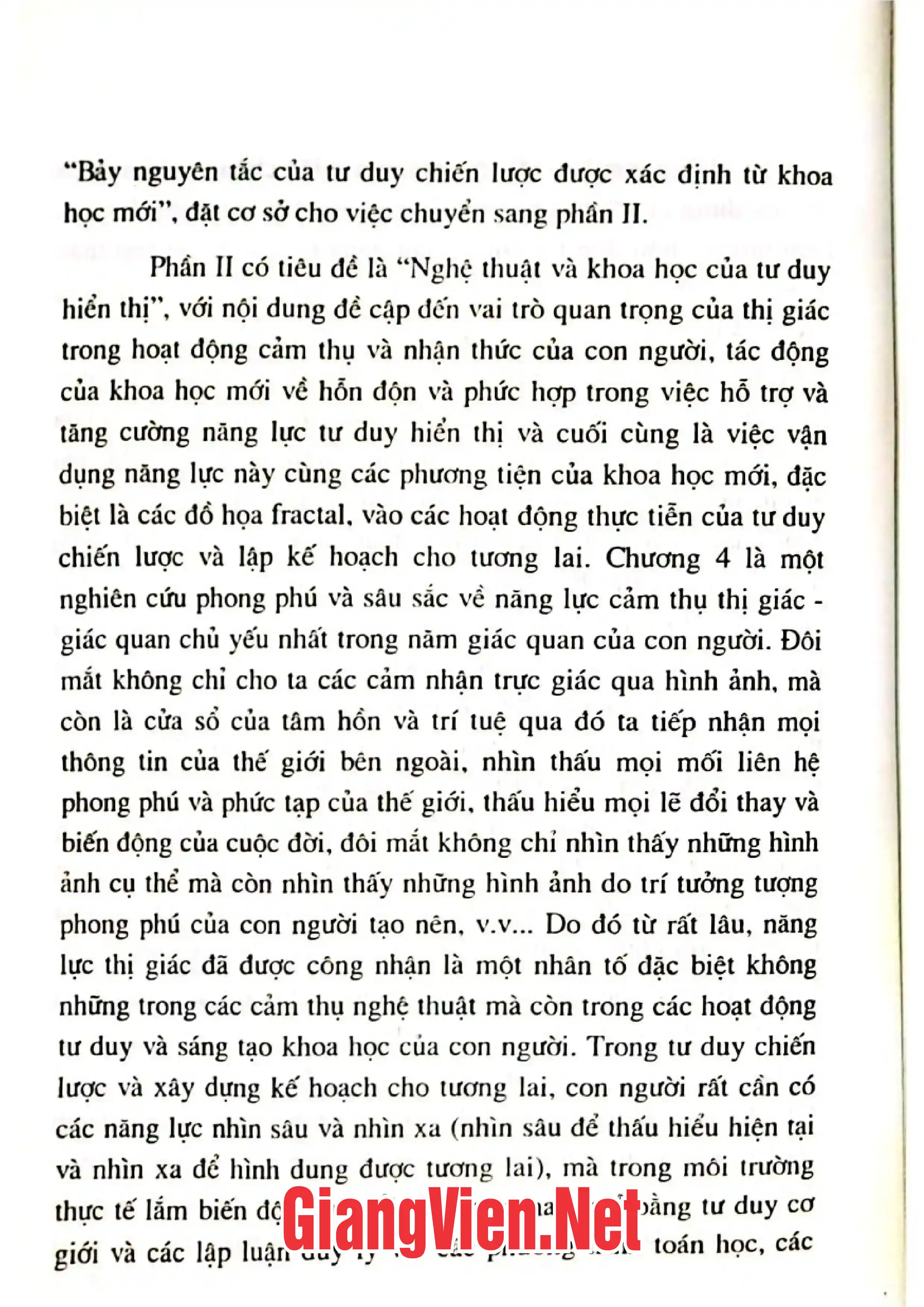 Nội dung trang phụ bản giới thiệu sách Tư duy chiến lược và khoa học mới, Lập kế hoạch giữa tình thế hỗn hợp, phức hợp và thay thế