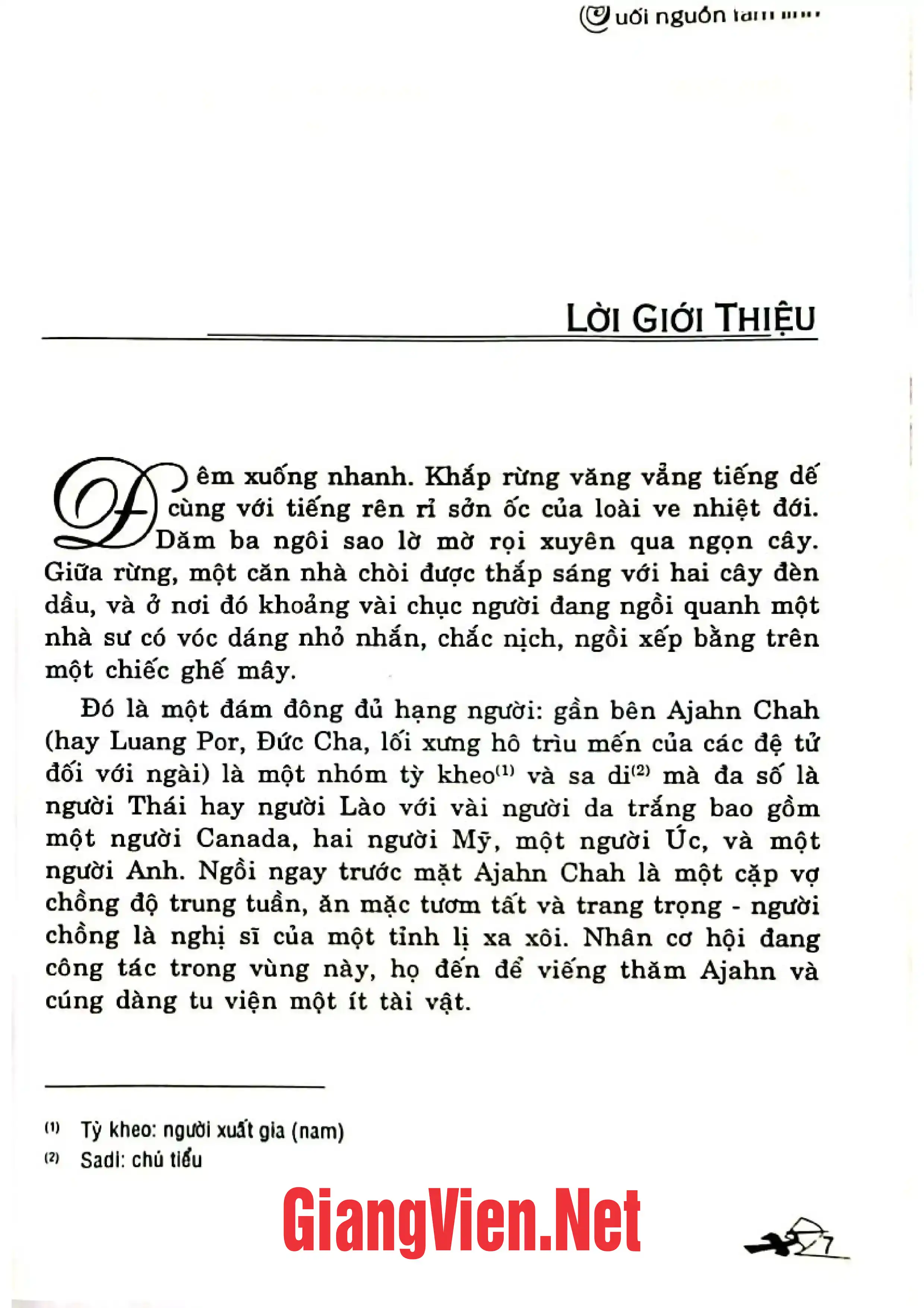 Ảnh minh họa nội dung cuốn sách: Suối nguồn tâm linh