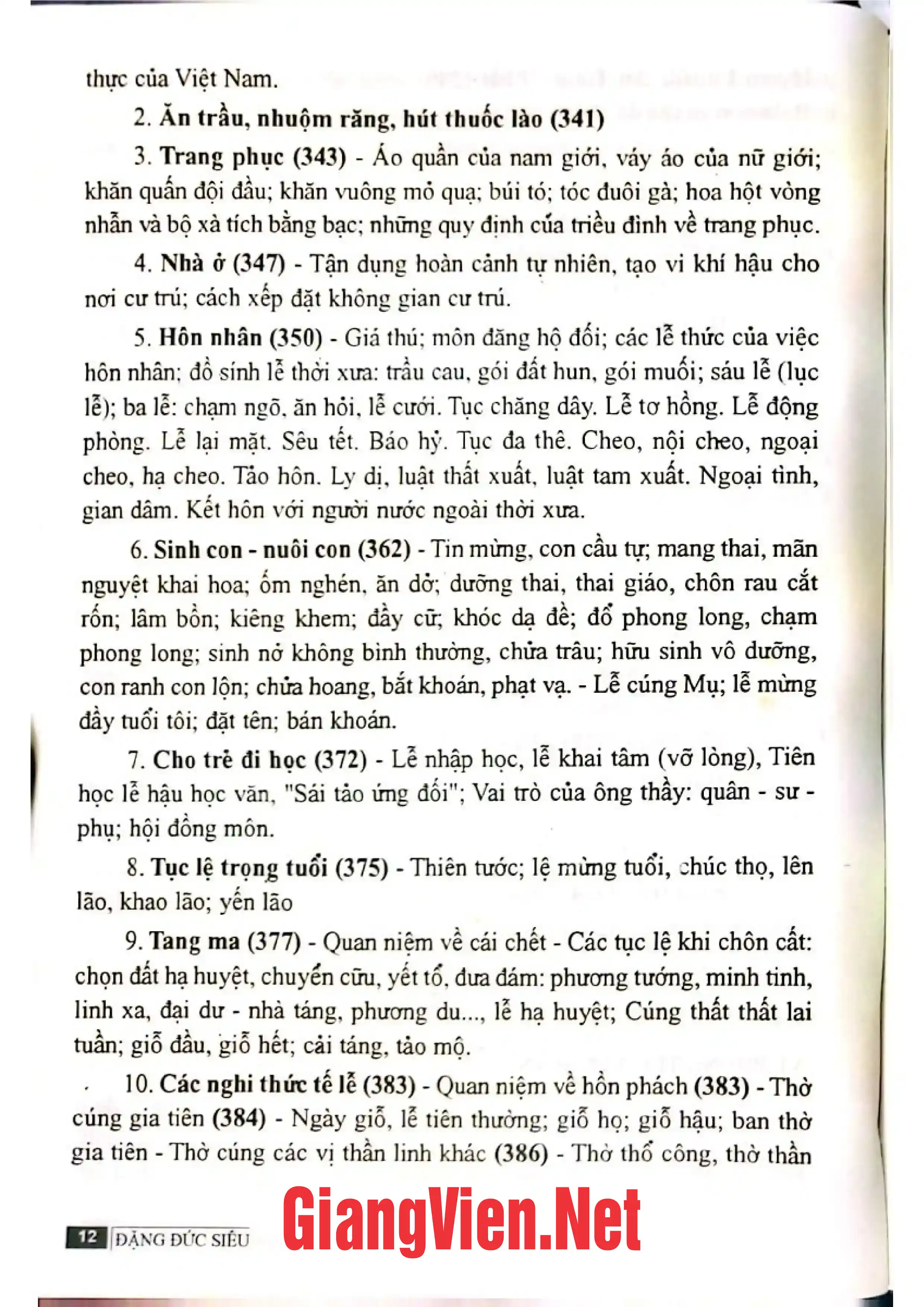 Nội dung mục lục và hình ảnh sách Sổ tay văn hóa Việt Nam - Trang 5