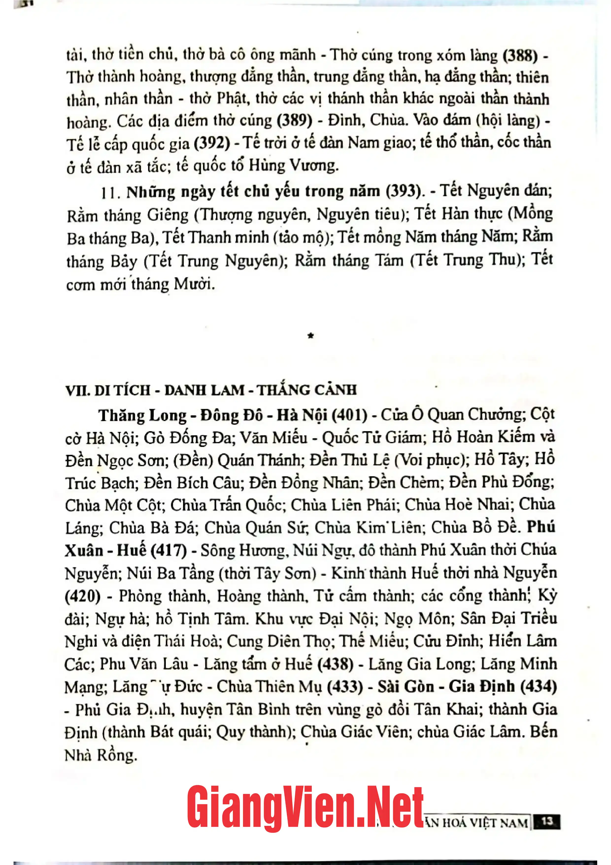 Nội dung mục lục và hình ảnh sách Sổ tay văn hóa Việt Nam - Trang 6