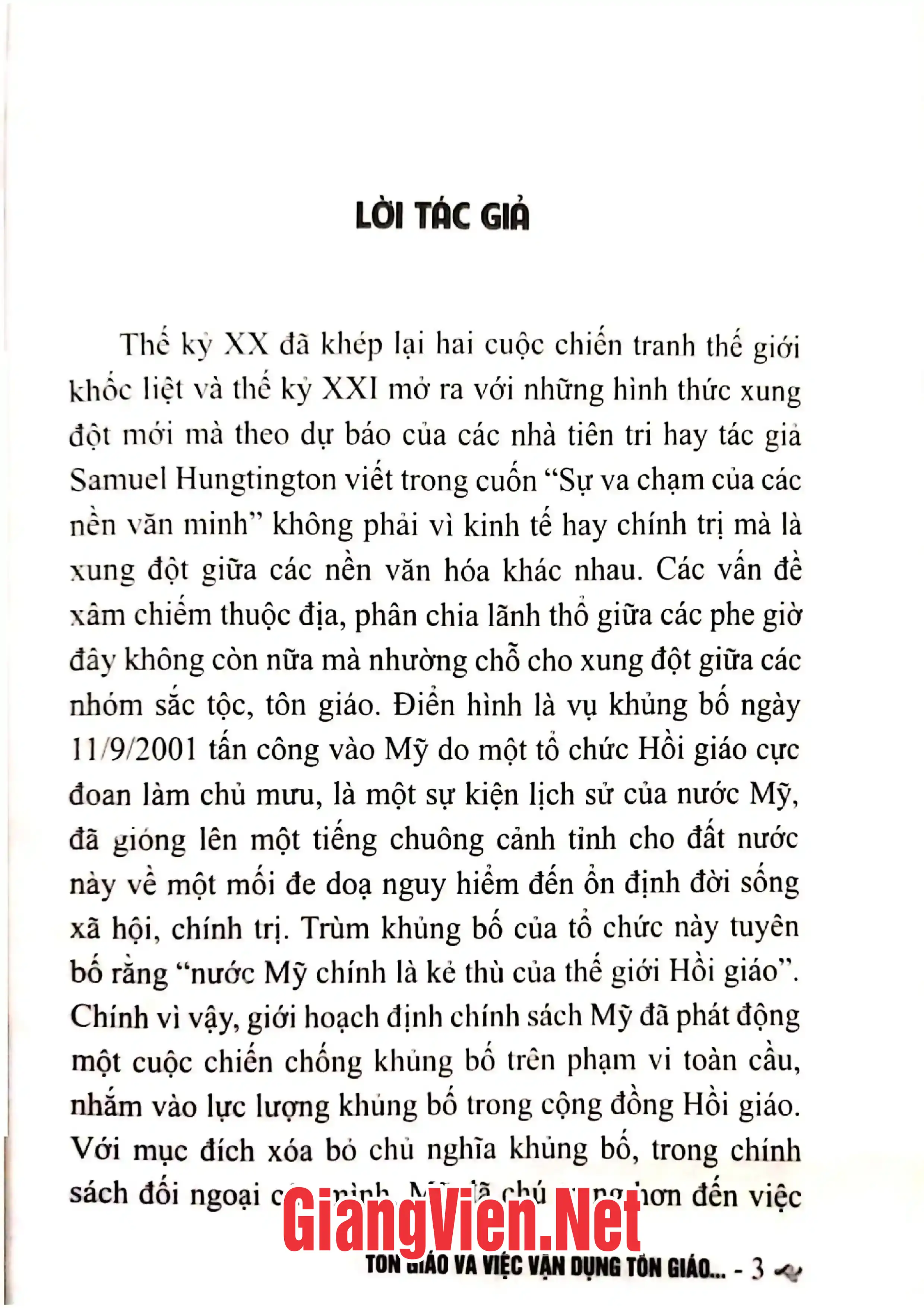 Trang bìa chính thức sách Tôn giáo Mỹ và việc sử dụng vấn đề tôn giáo trong chính sách đối ngoại Mỹ thời kỳ sau chiến tranh lạnh