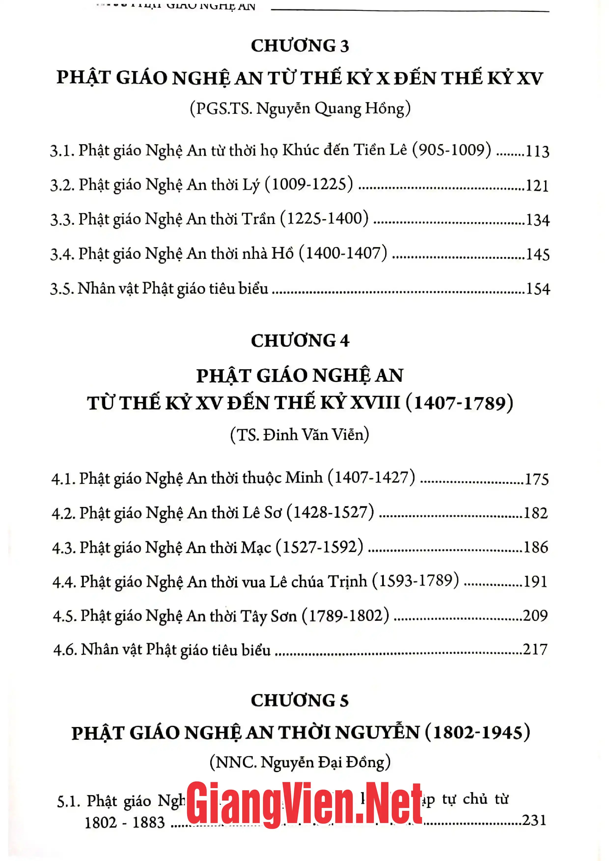 Ảnh minh họa nội dung cuốn sách: Lịch sử Phật giáo Nghệ An
