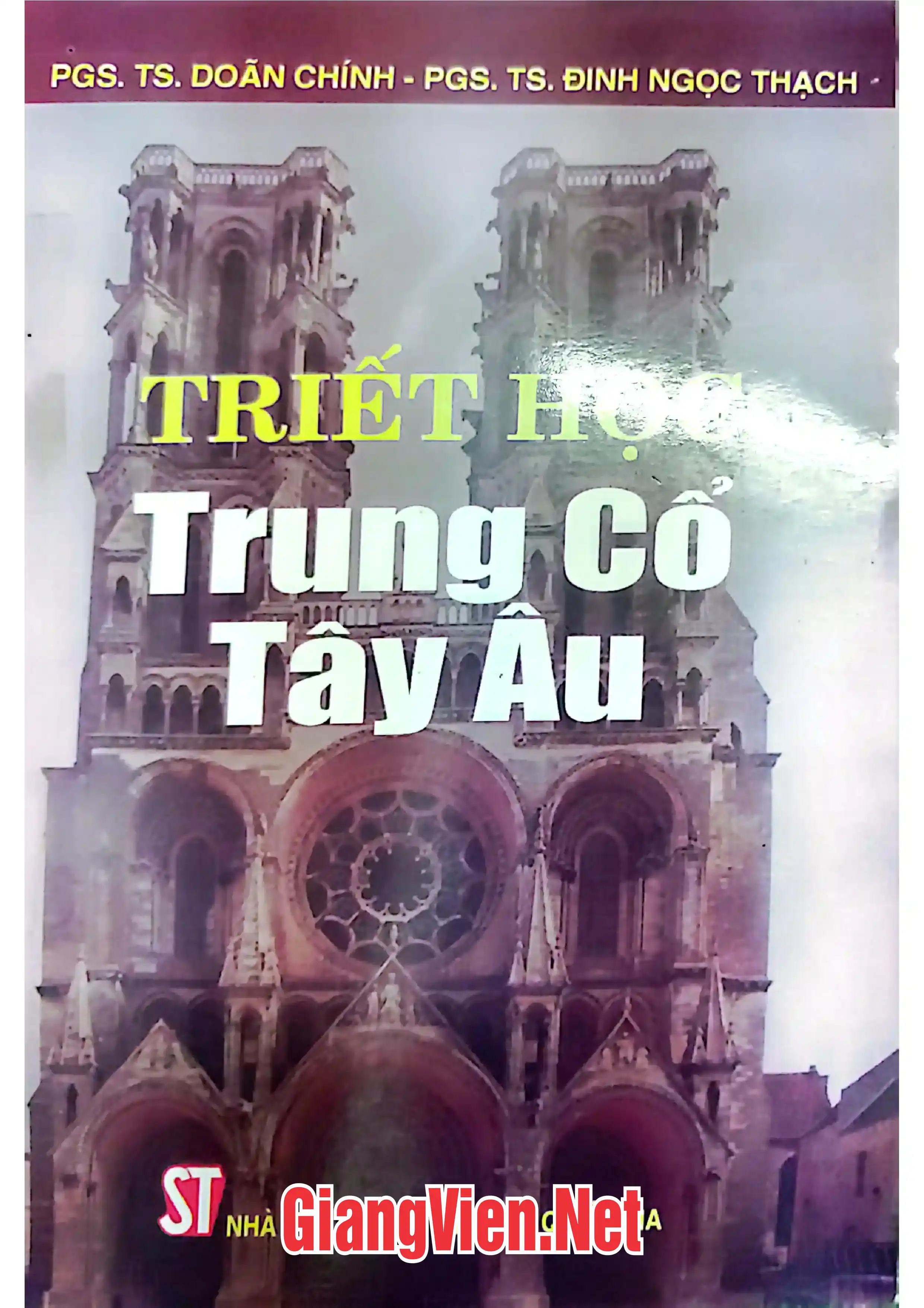 Ảnh bìa của Triết học Trung cổ Tây Âu
