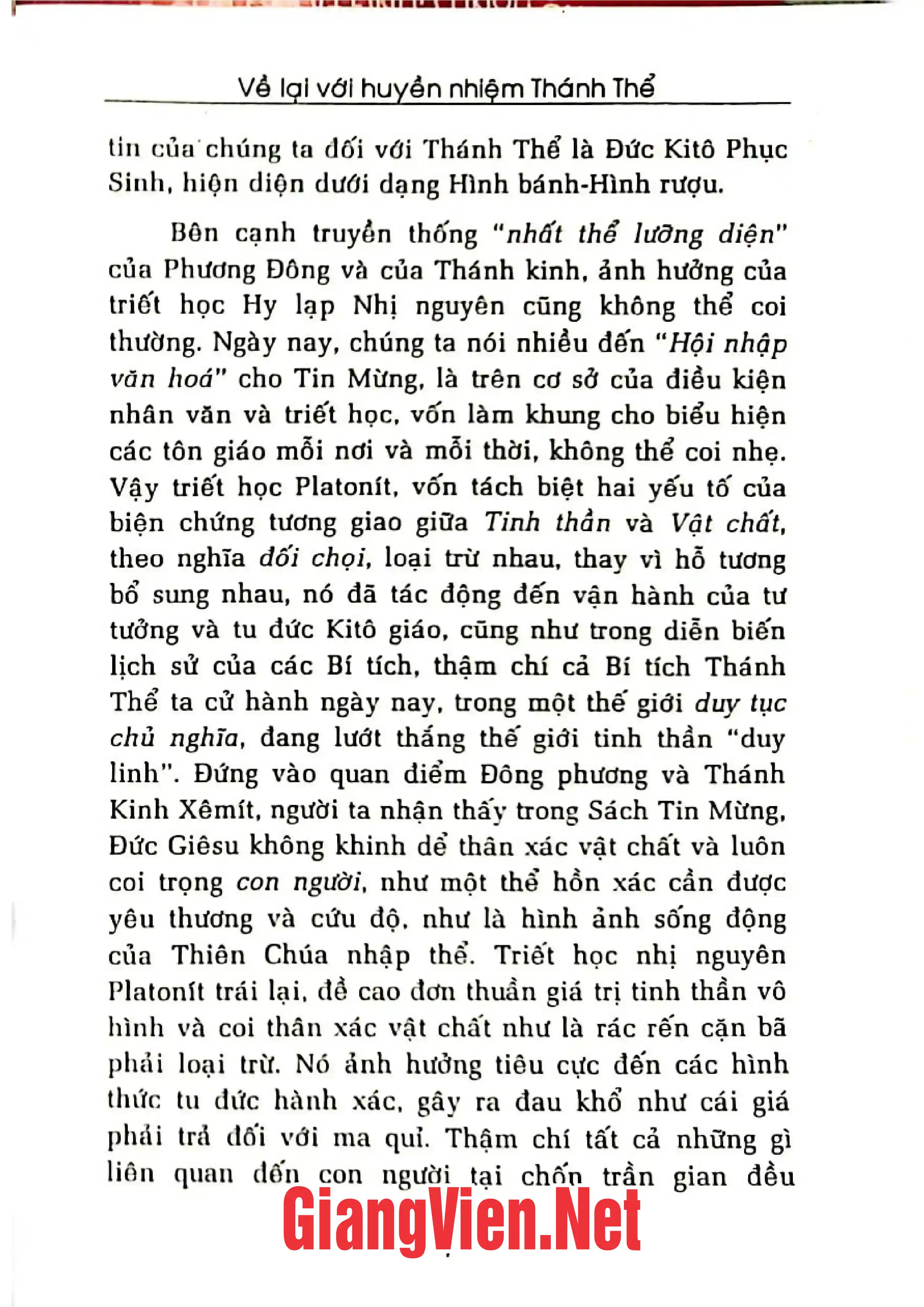 Nội dung mục lục và hình ảnh sách Về lại với huyền nhiệm thánh thể - Trang 5