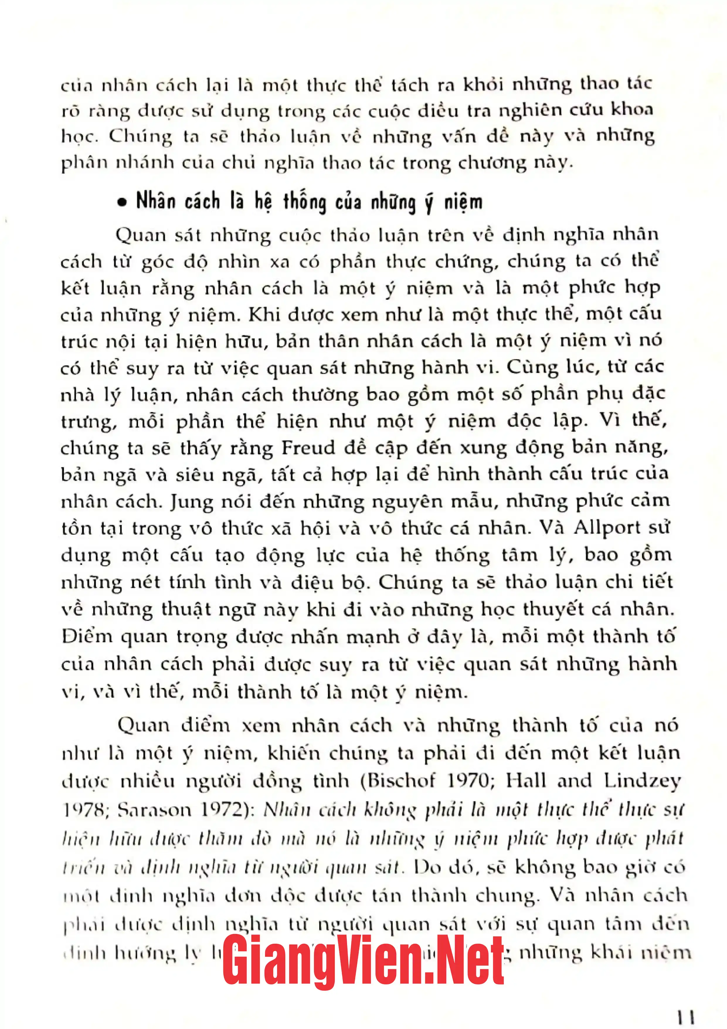 Nội dung mục lục và hình ảnh sách Các học thuyết về nhân cách - Trang 7