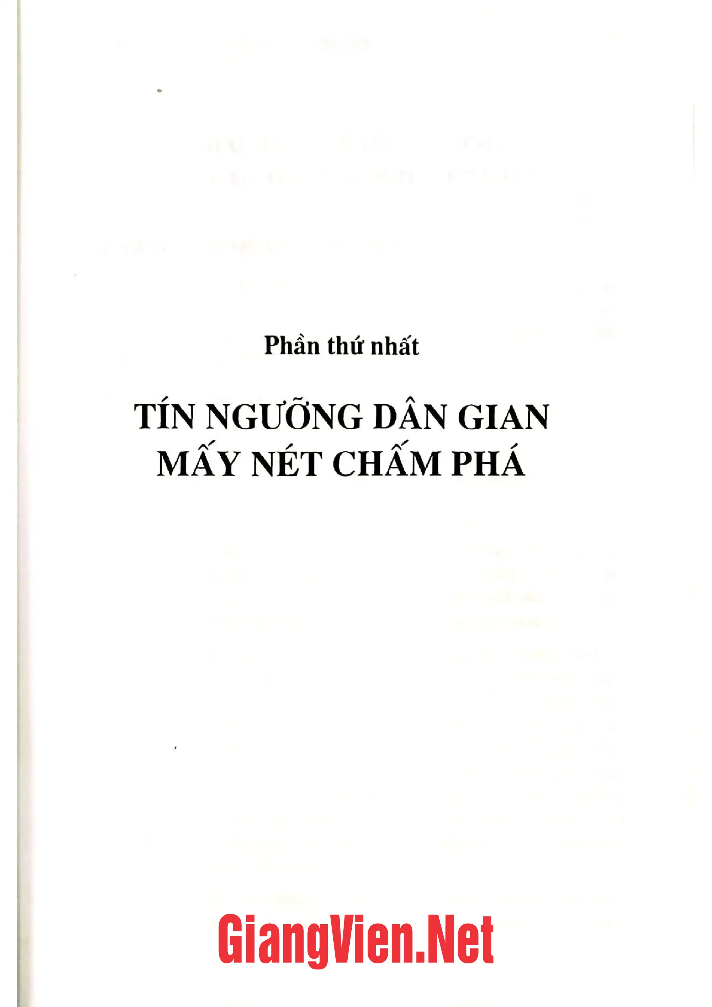 Nội dung mục lục và hình ảnh sách Về tín ngưỡng lễ hội cổ truyền - Trang 5