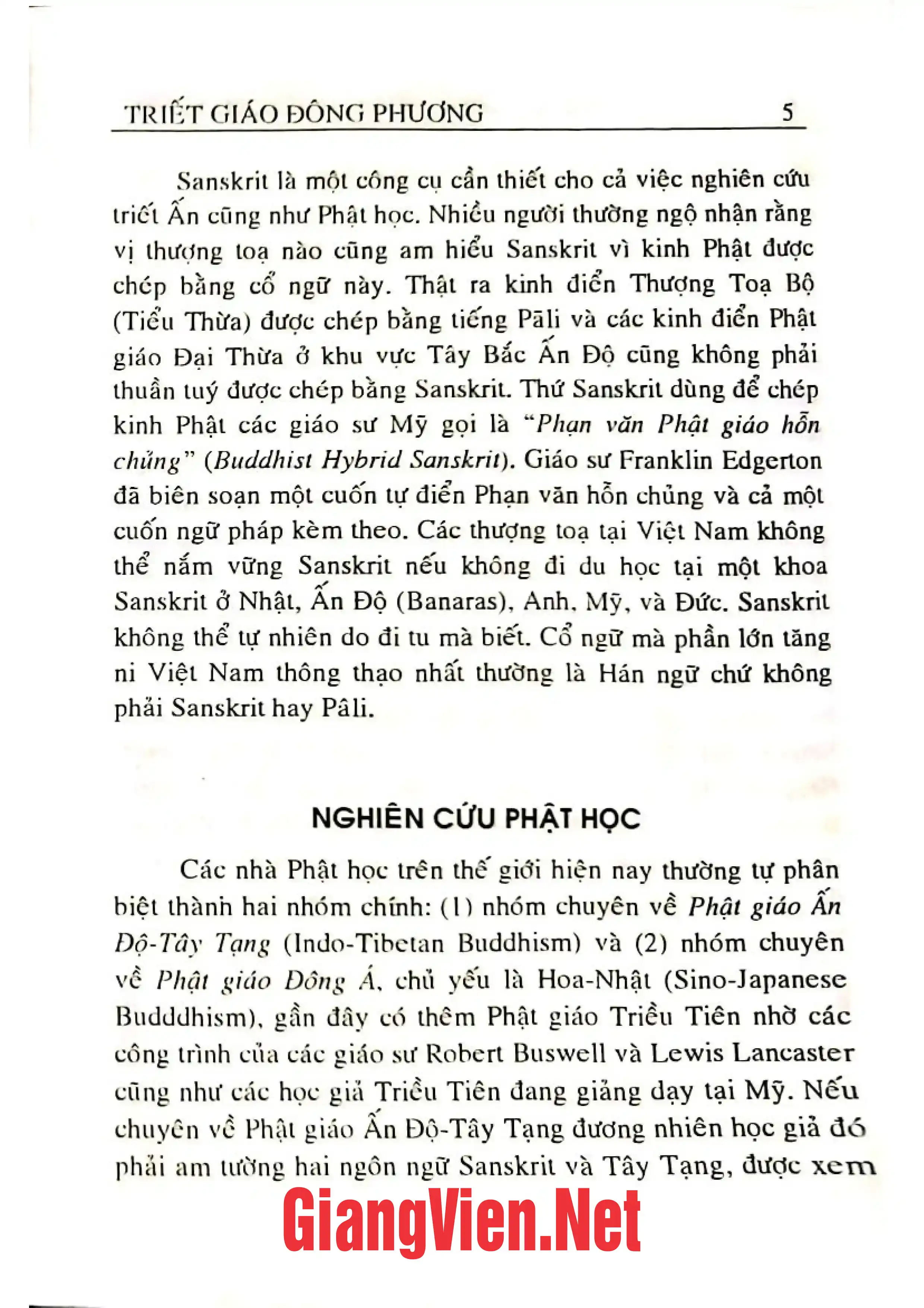 Nội dung mục lục và hình ảnh sách Triết giáo Phương Đông - Trang 6