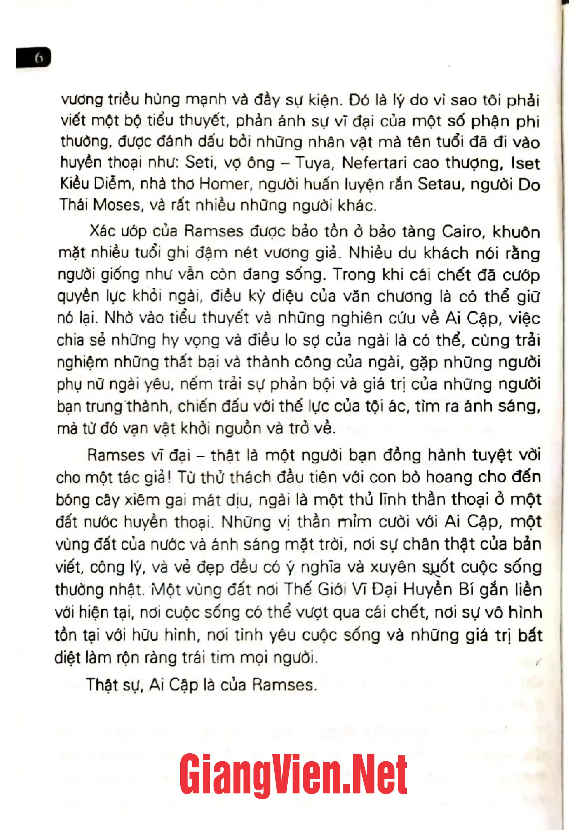 Mục lục chi tiết trang 1 sách Ramses Hoàng đế minh triết Ai Cập