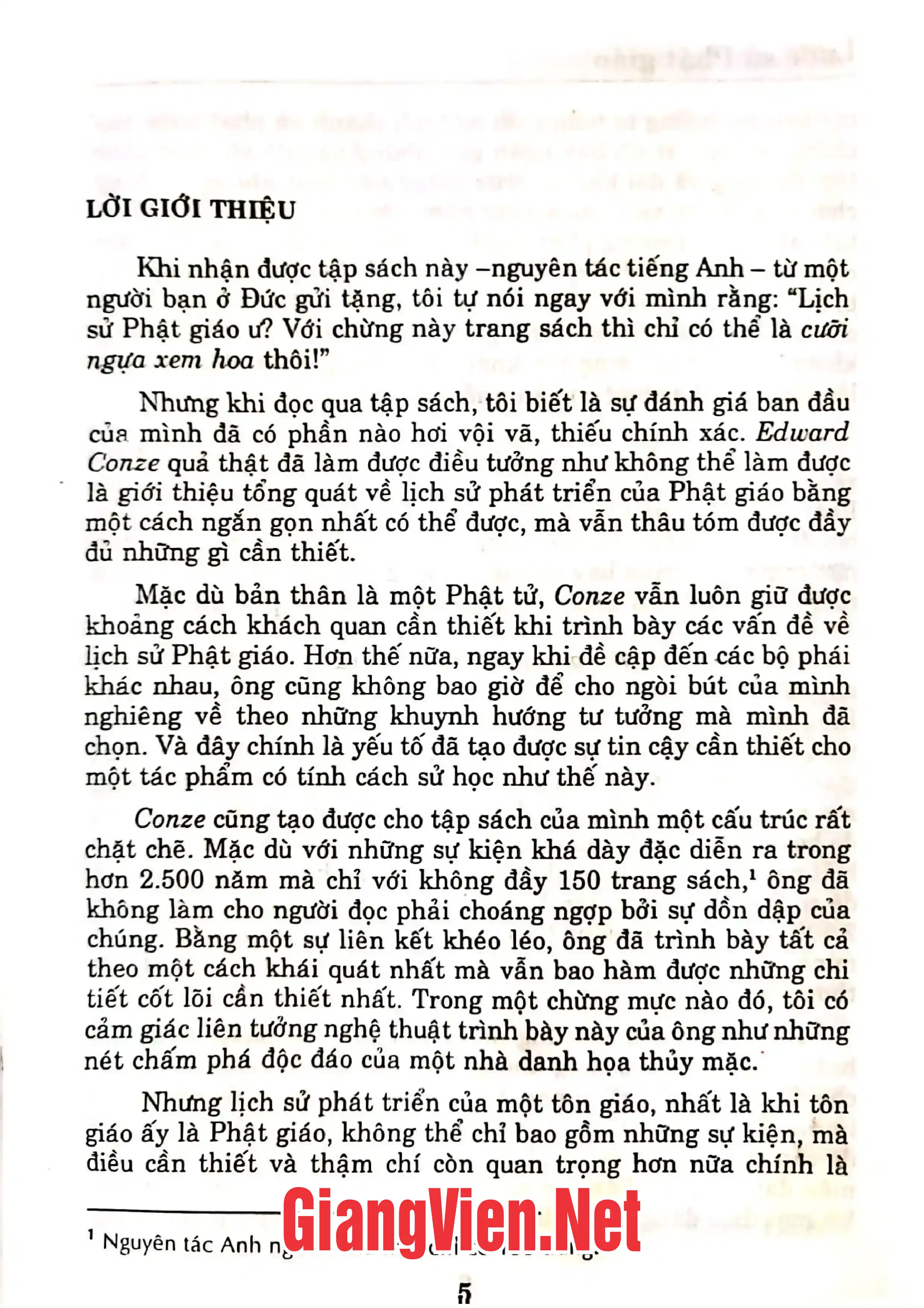 Nội dung trang phụ bản giới thiệu sách Lược sử Phật giáo, Song ngữ Việt-Anh