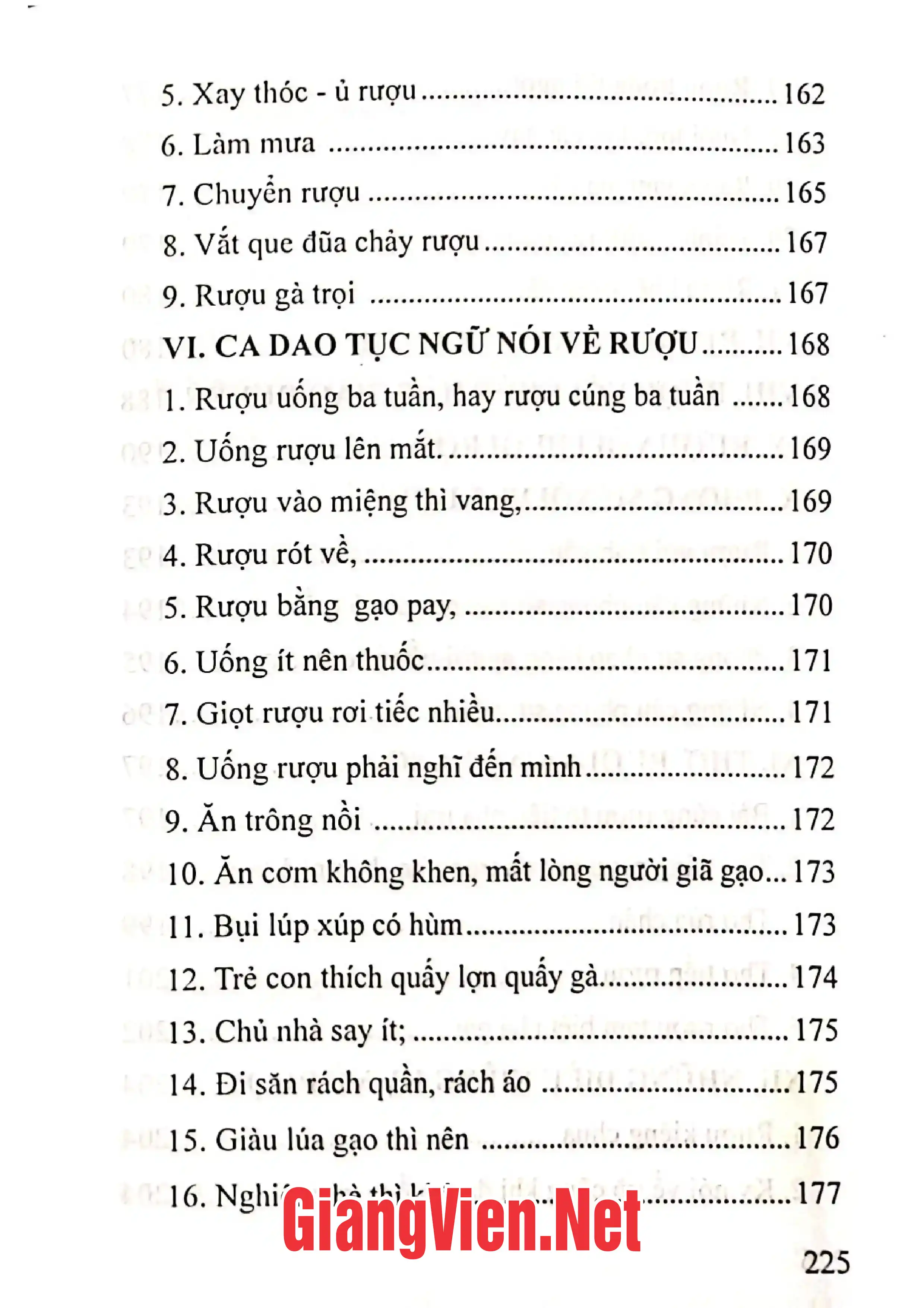 Nội dung trang phụ bản giới thiệu sách Văn hóa rượu của đồng bào Tày Nùng