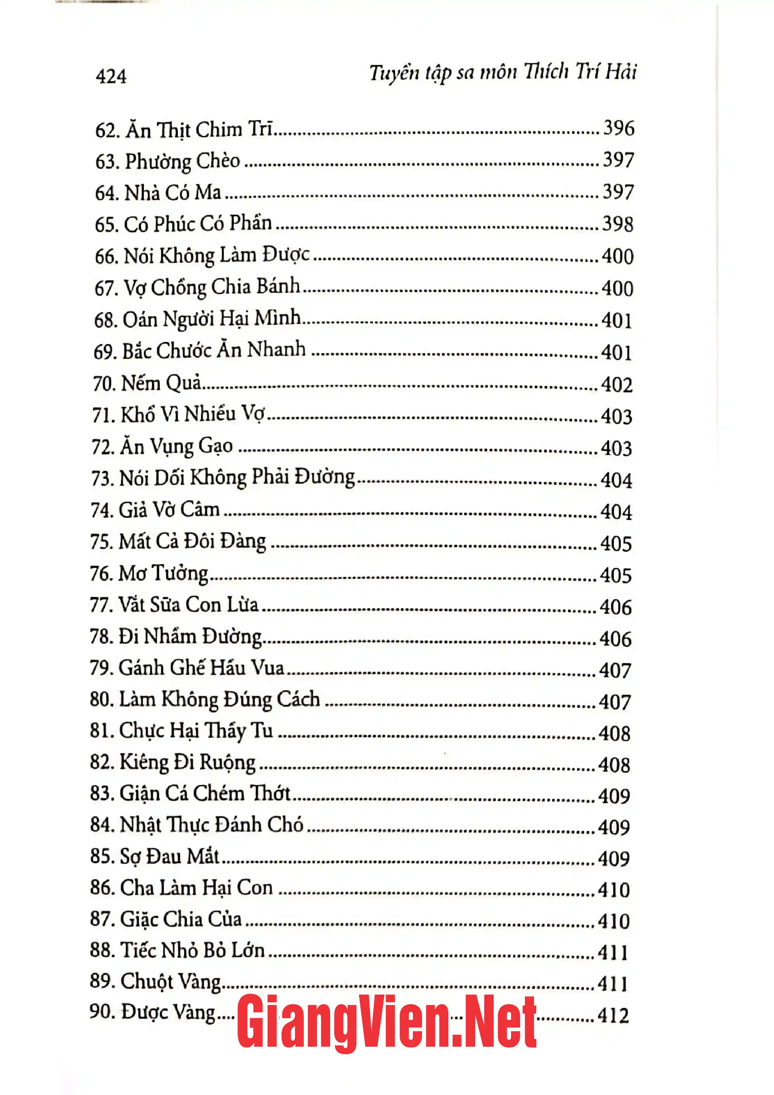 Nội dung mục lục và hình ảnh sách Tuyển tập Sa môn Trí Hải, tập 4 - Trang 5
