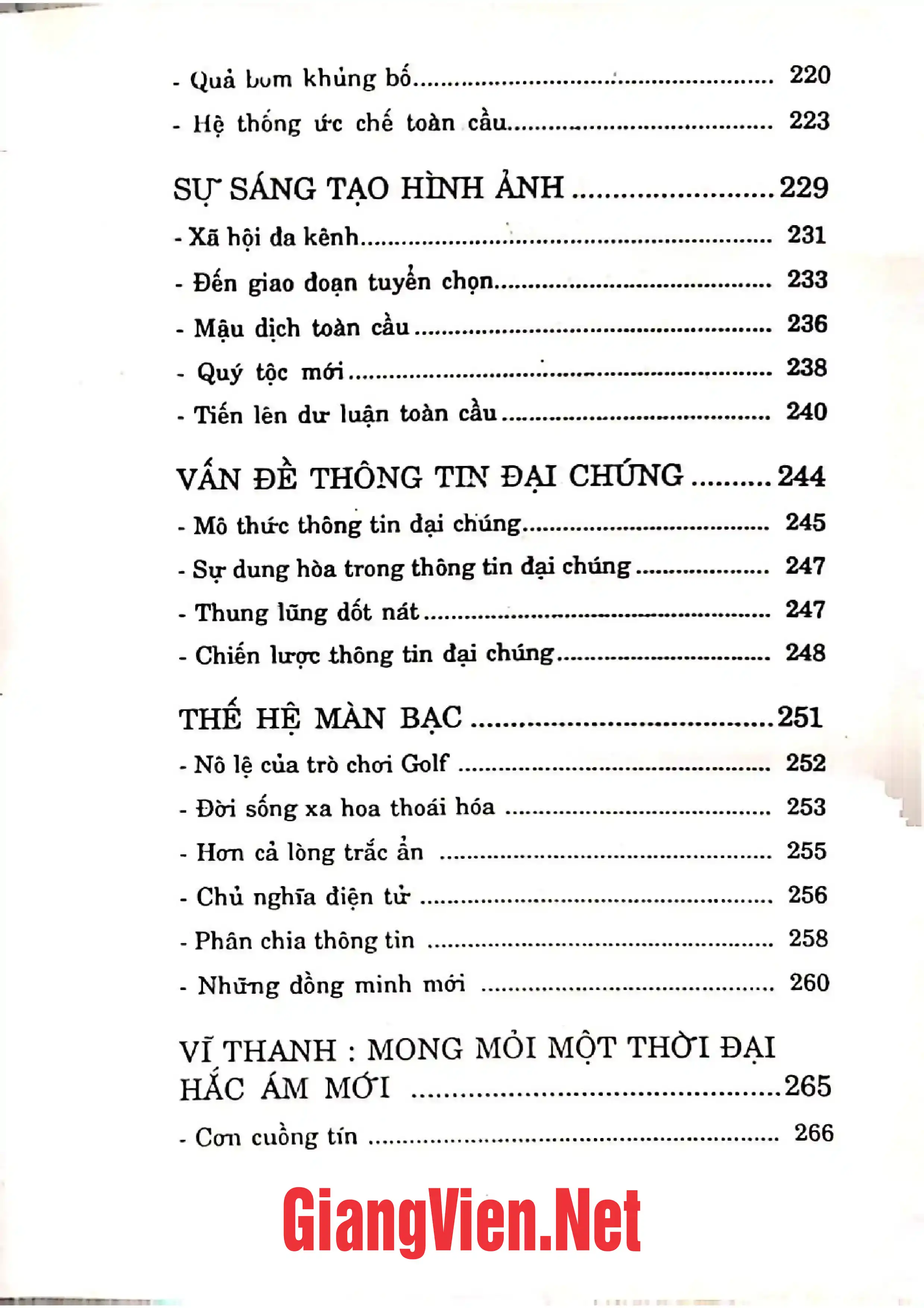 Nội dung mục lục và hình ảnh sách Thăng trầm quyền lực, Phần tiếp - Trang 5