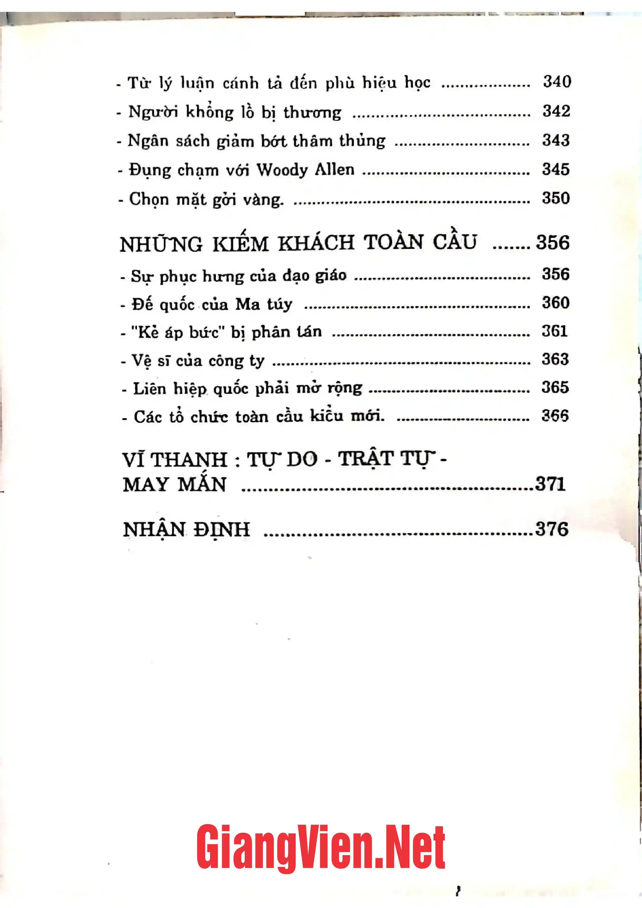 Nội dung mục lục và hình ảnh sách Thăng trầm quyền lực, Phần tiếp - Trang 7