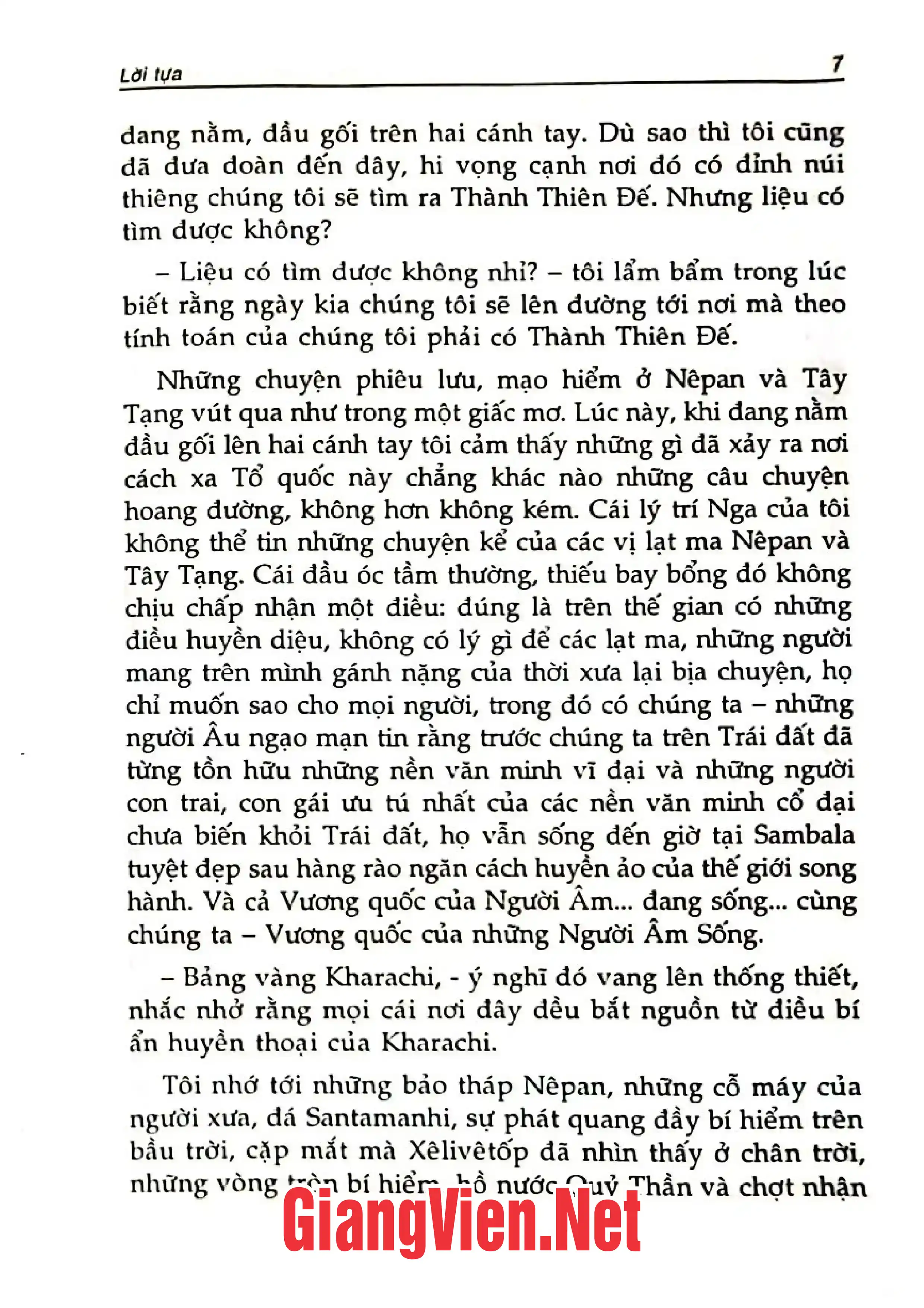 Nội dung mục lục và hình ảnh sách Trong vòng tay Sambala - Trang 5