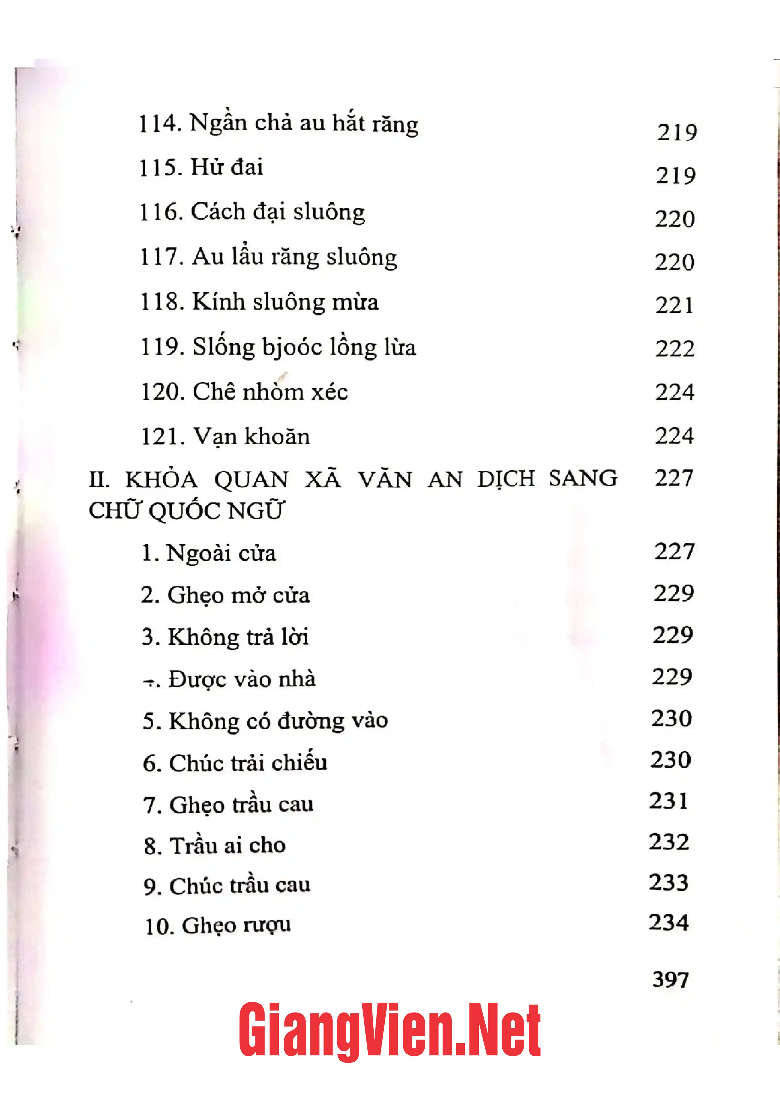 Ảnh minh họa nội dung cuốn sách: Khỏa quan những bài lượn trong nghi lễ cấp sắc, thăng sắc, của người Tày Lạng Sơn Quyển 1