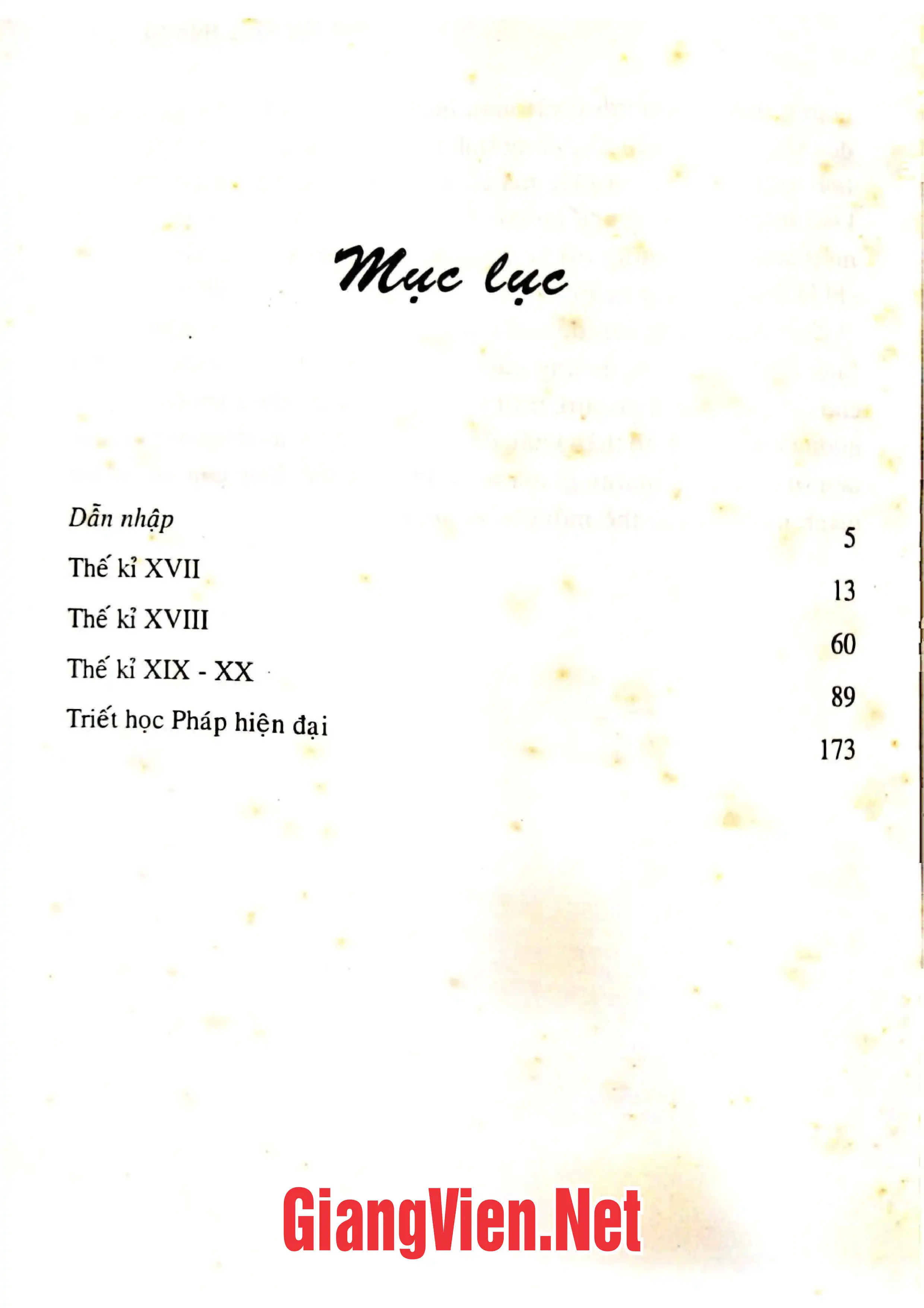Trang bìa chính thức sách Lược sử triết học Pháp