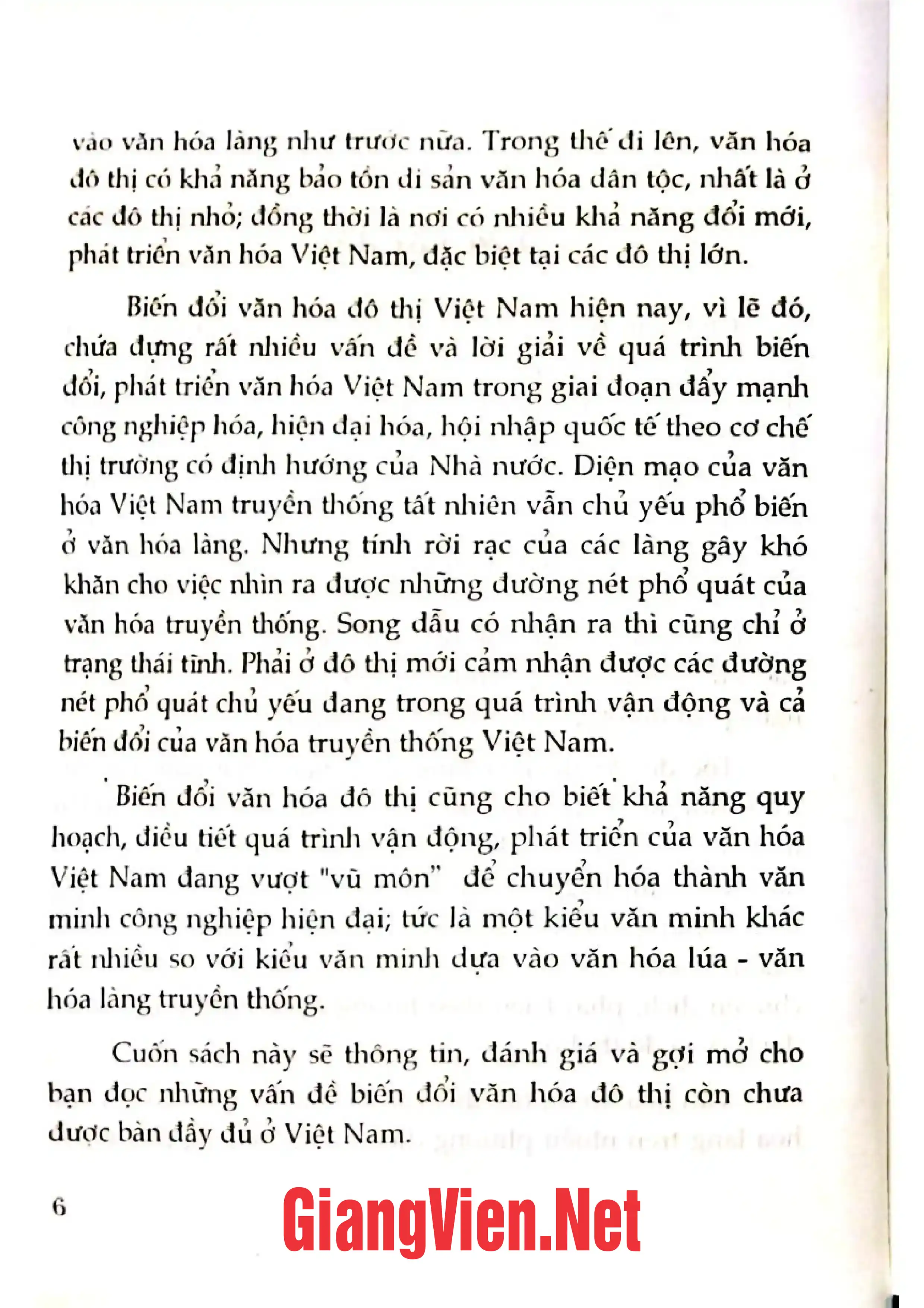 Mục lục chi tiết trang 2 sách Biến đổi văn hóa đô thị Việt Nam hiện nay