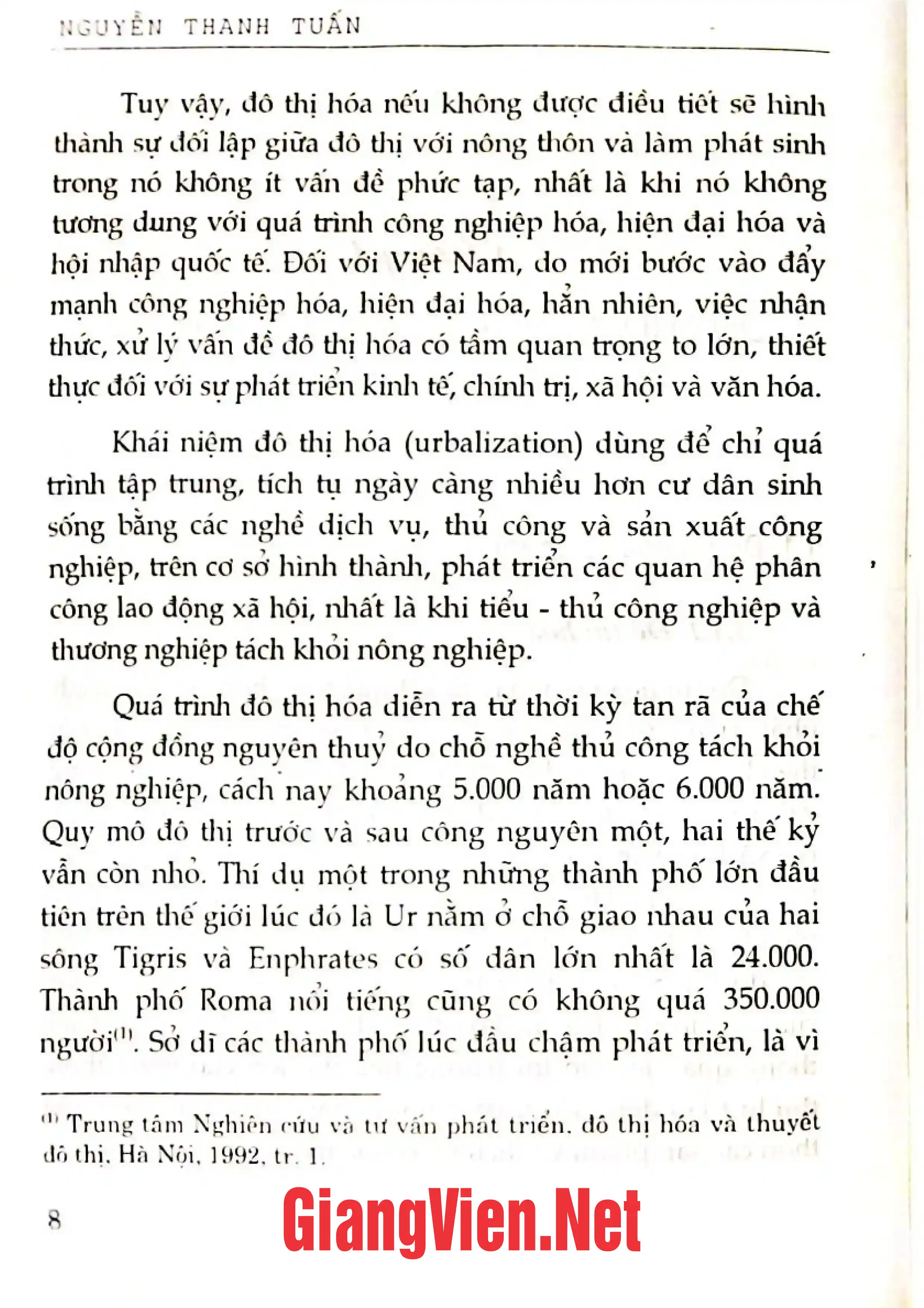 Nội dung trang phụ bản giới thiệu sách Kinh dịch với vũ trụ quan Đông Phương