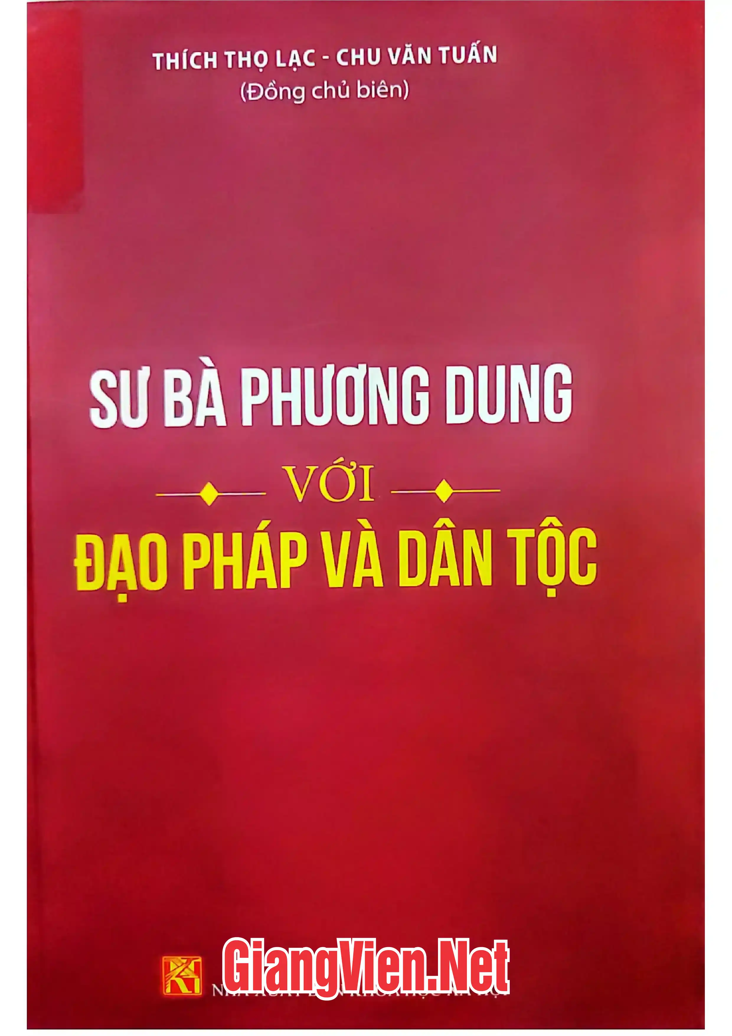 Ảnh bìa của Sư bà Phương Dung với Đạo pháp và Dân tộc