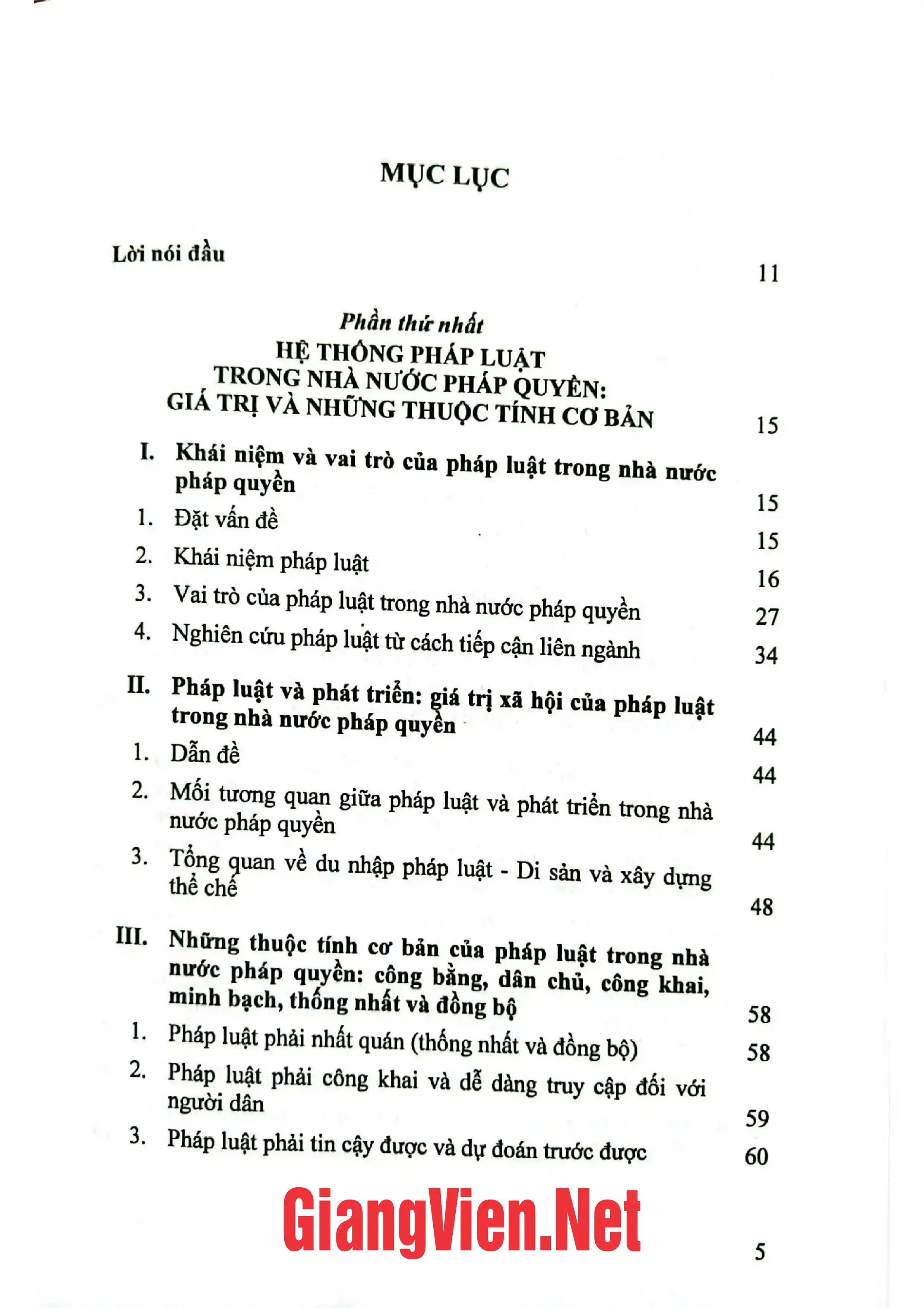 Trang bìa chính thức sách Xây dựng hệ thống pháp luật thống nhất, đồng bộ, minh bạch và hiệu quả trong nhà nước pháp quyền Việt Nam