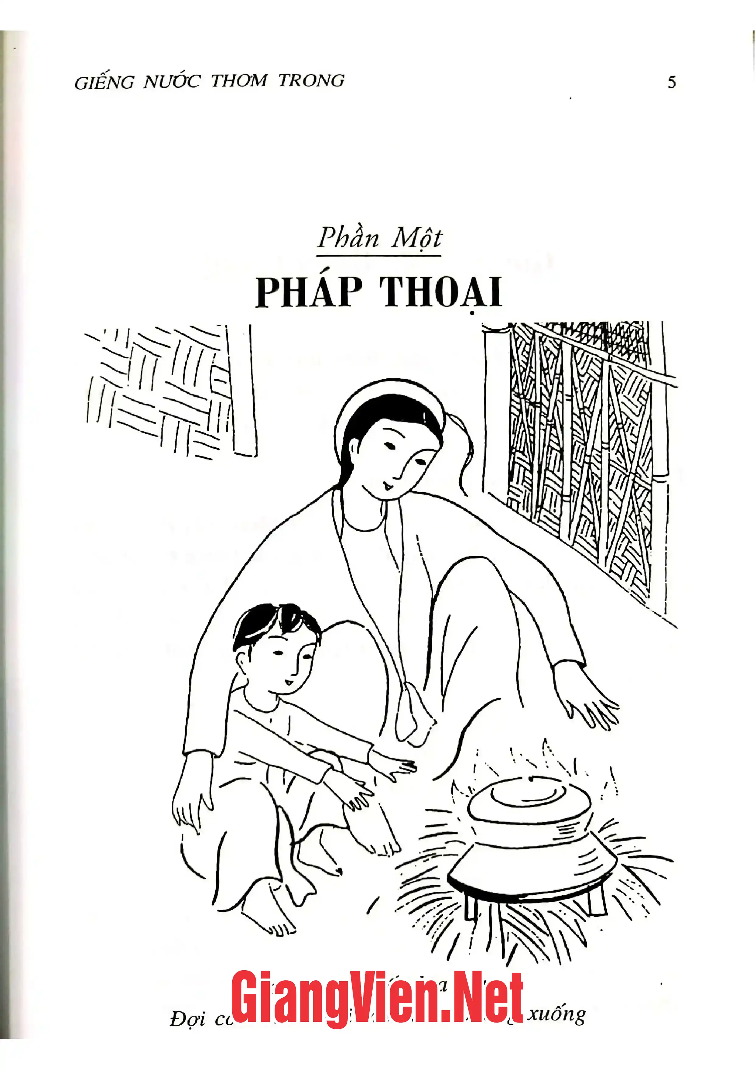 Mục lục chi tiết trang 1 sách Giếng nước thơm trong