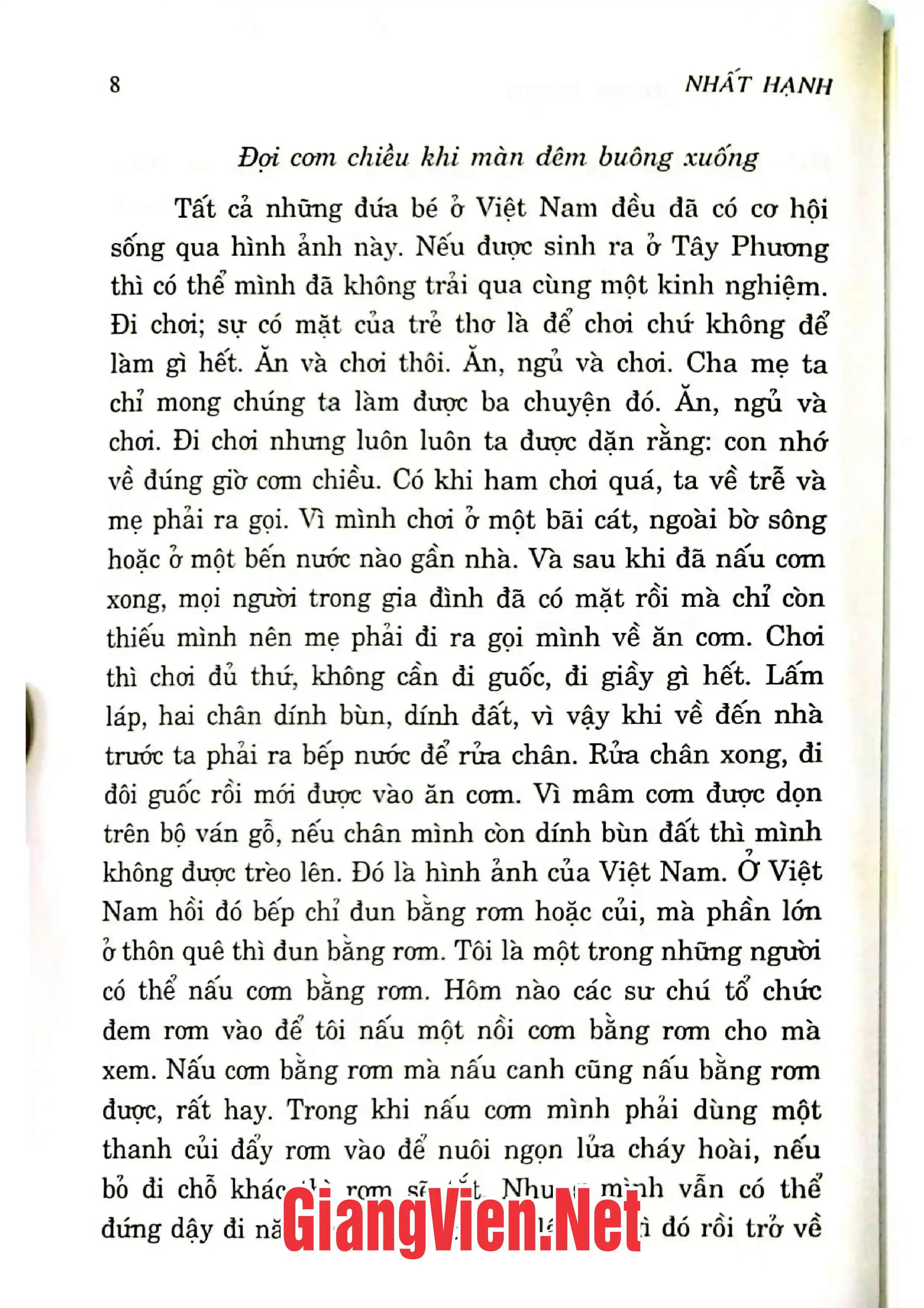 Nội dung trang phụ bản giới thiệu sách Giếng nước thơm trong