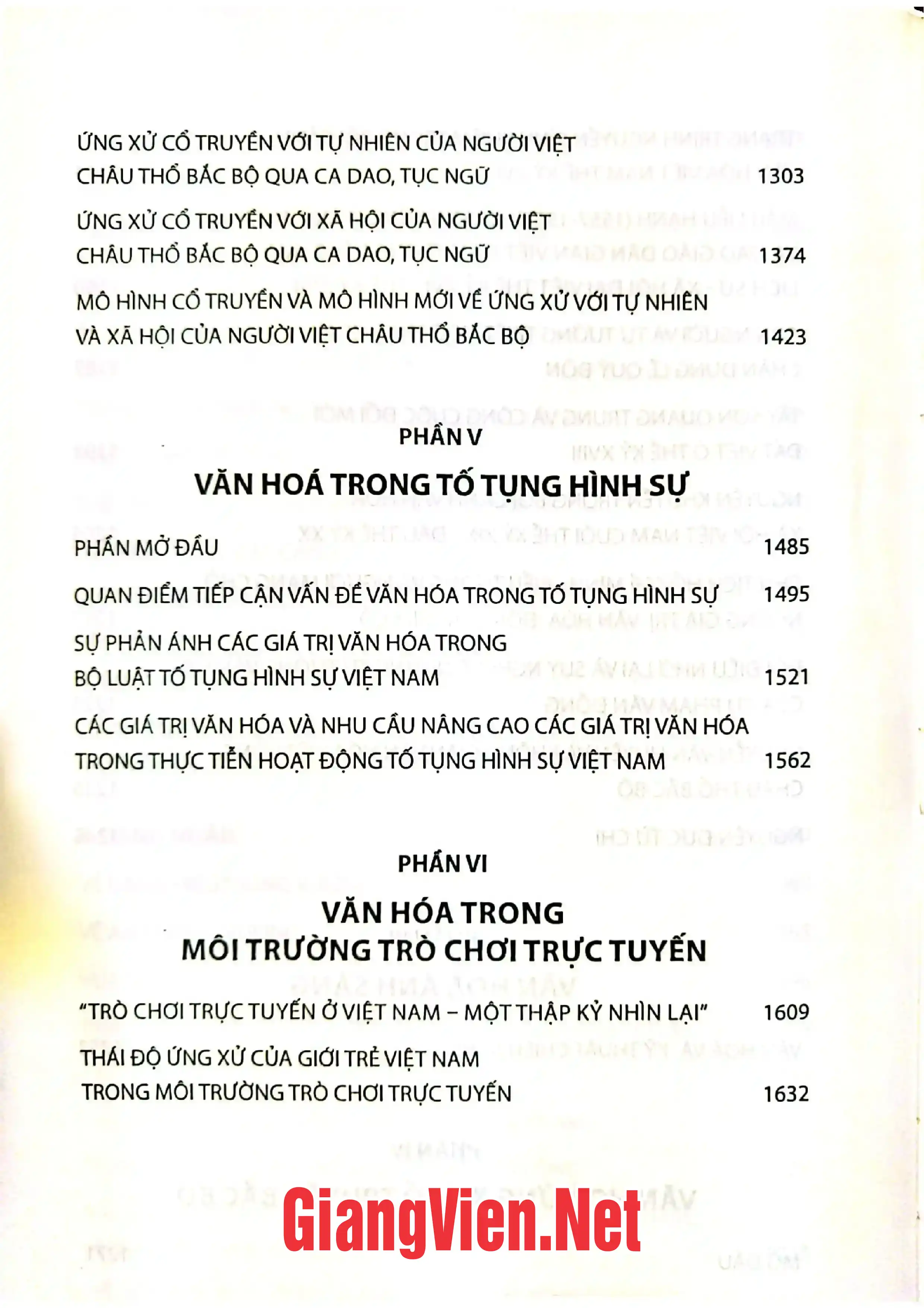 Nội dung mục lục và hình ảnh sách Giếng nước thơm trong - Trang 7