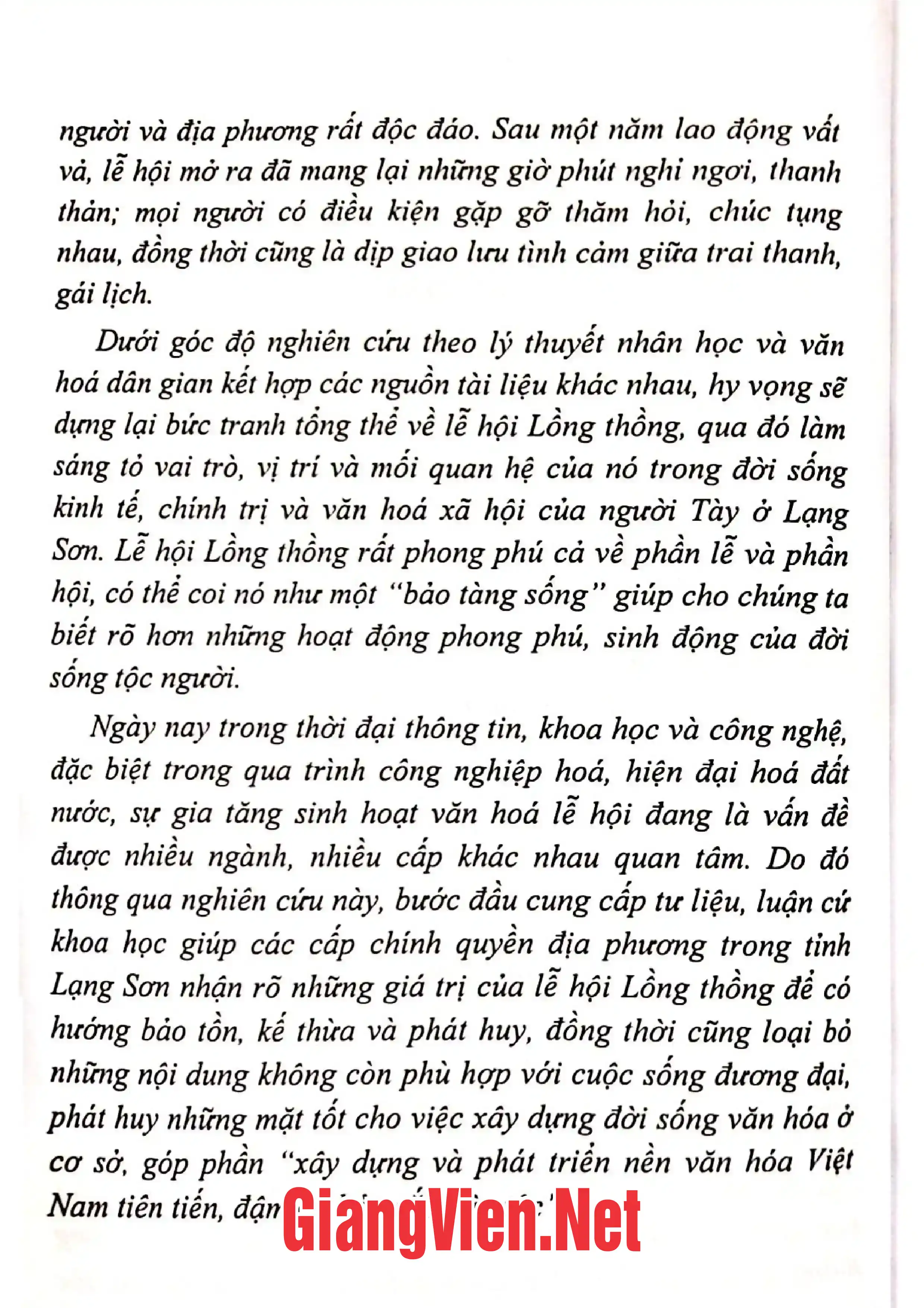 Mục lục chi tiết trang 2 sách Lễ hội dân gian dân tộc Tày