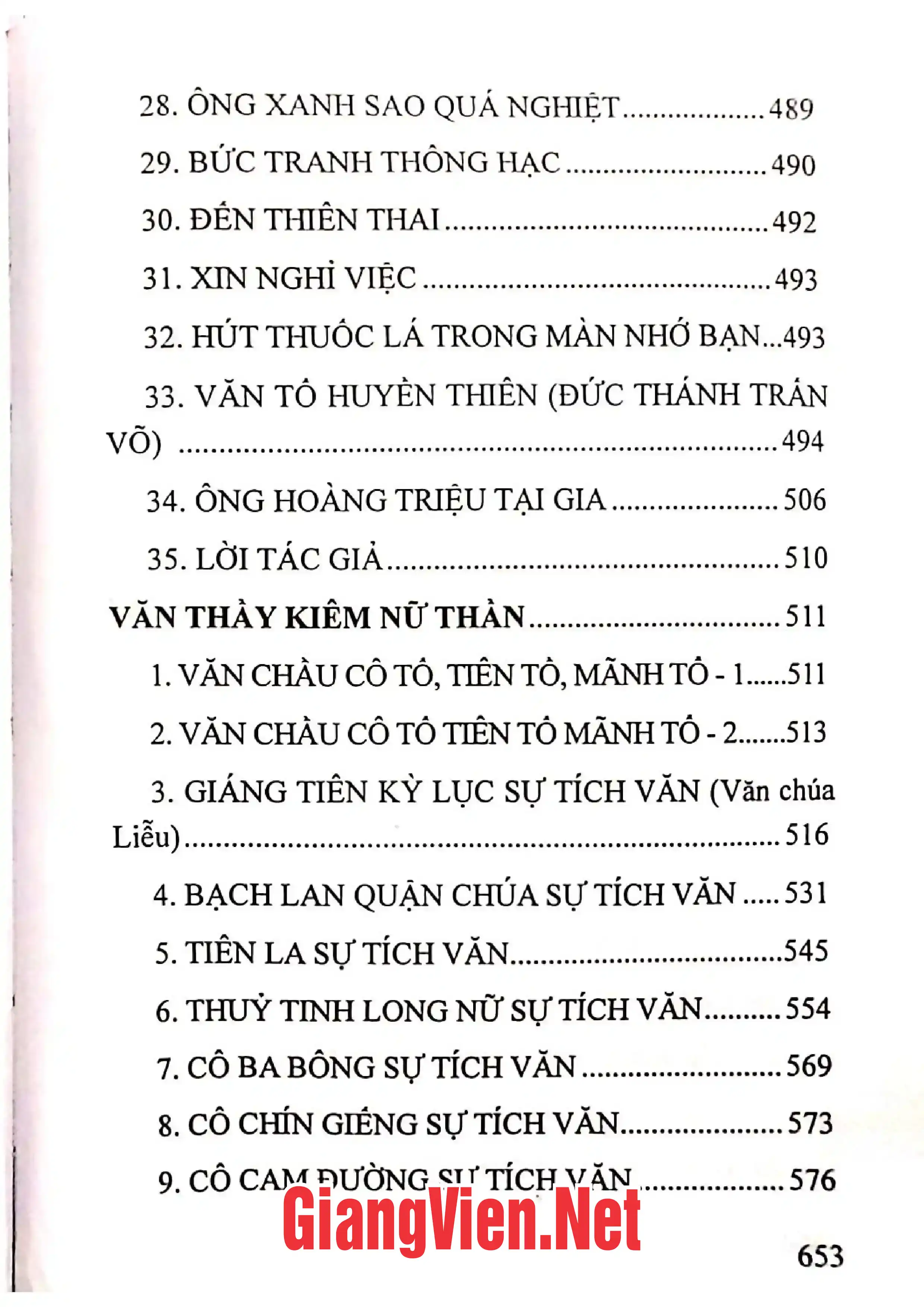 Nội dung mục lục và hình ảnh sách Cung văn và điện thần - Trang 6