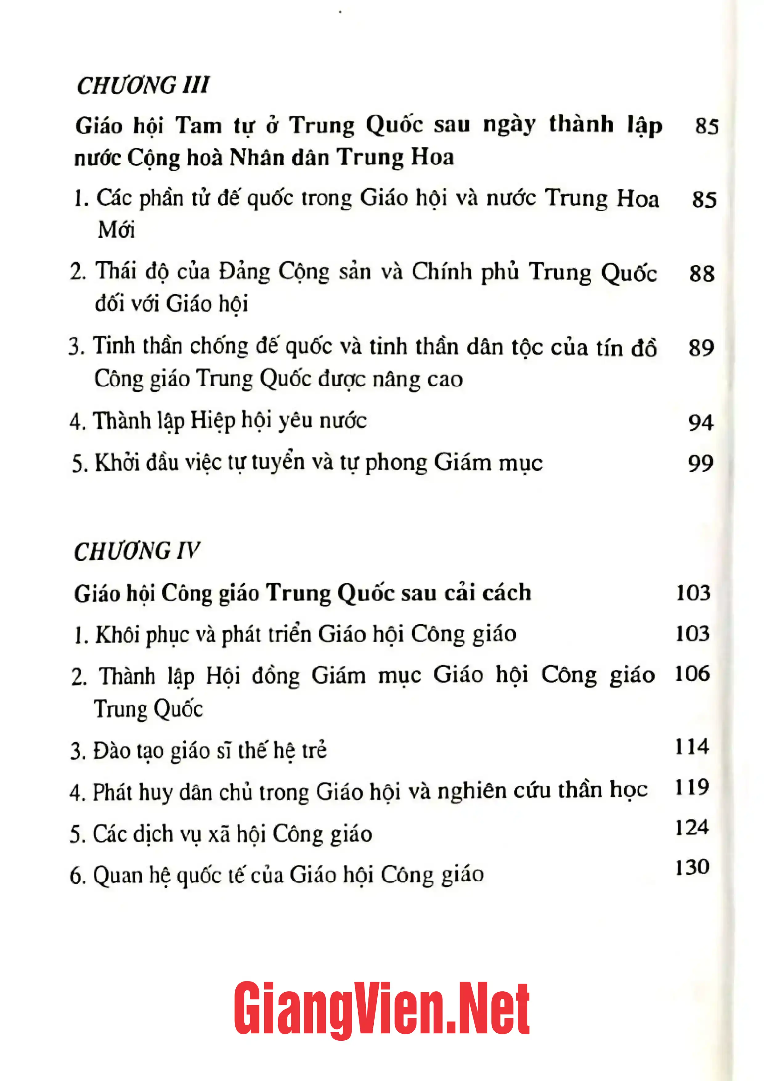 Ảnh minh họa nội dung cuốn sách: Giáo hội Công giáo Trung Quốc