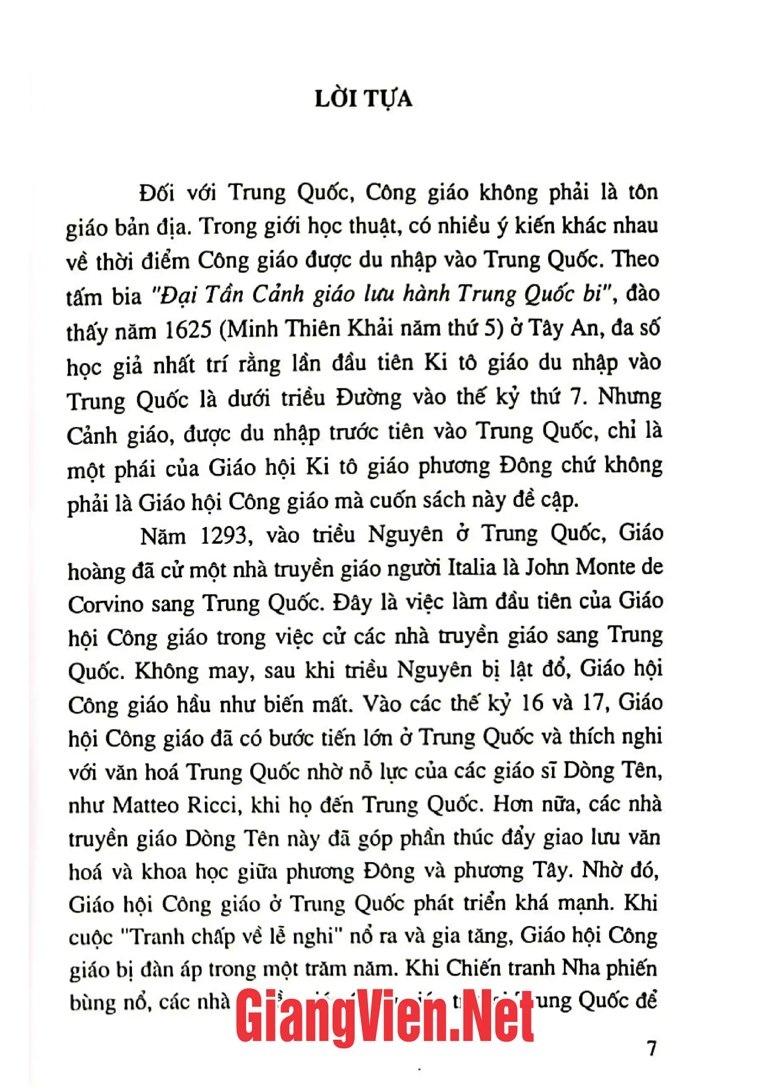 Ảnh minh họa nội dung cuốn sách: Giáo hội Công giáo Trung Quốc