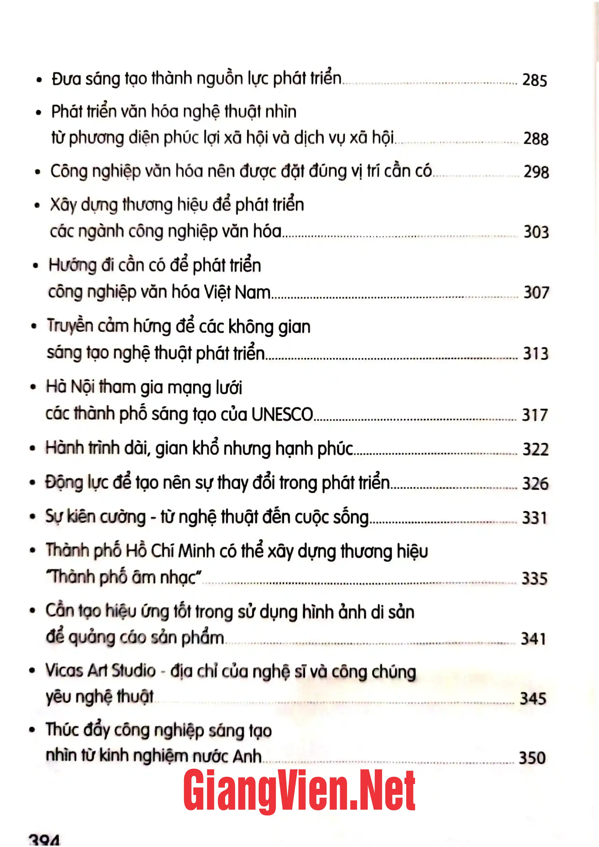 Nội dung trang phụ bản giới thiệu sách Những thông điệp văn hóa