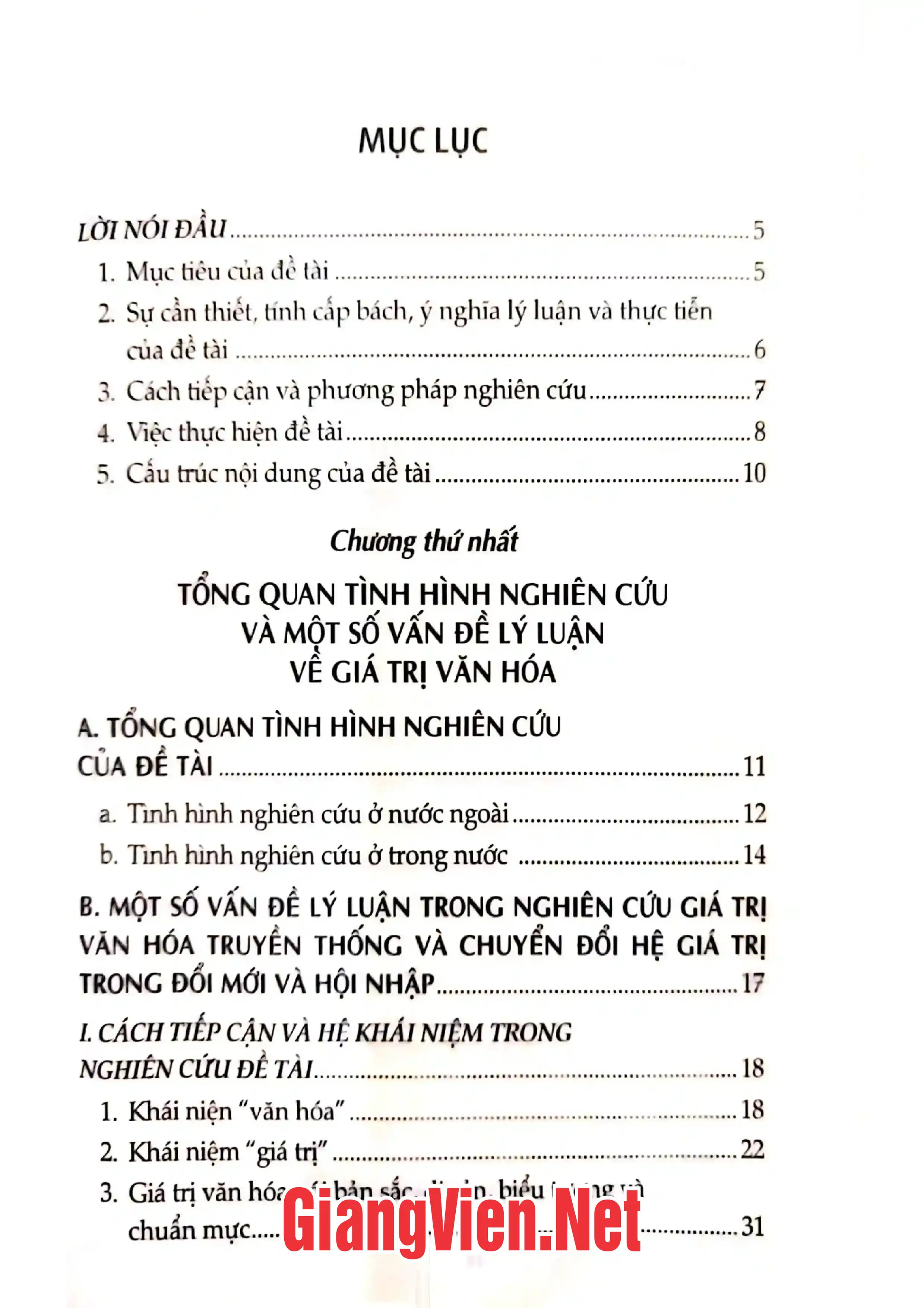 Trang bìa chính thức sách Hệ giá trị văn hóa Việt Nam