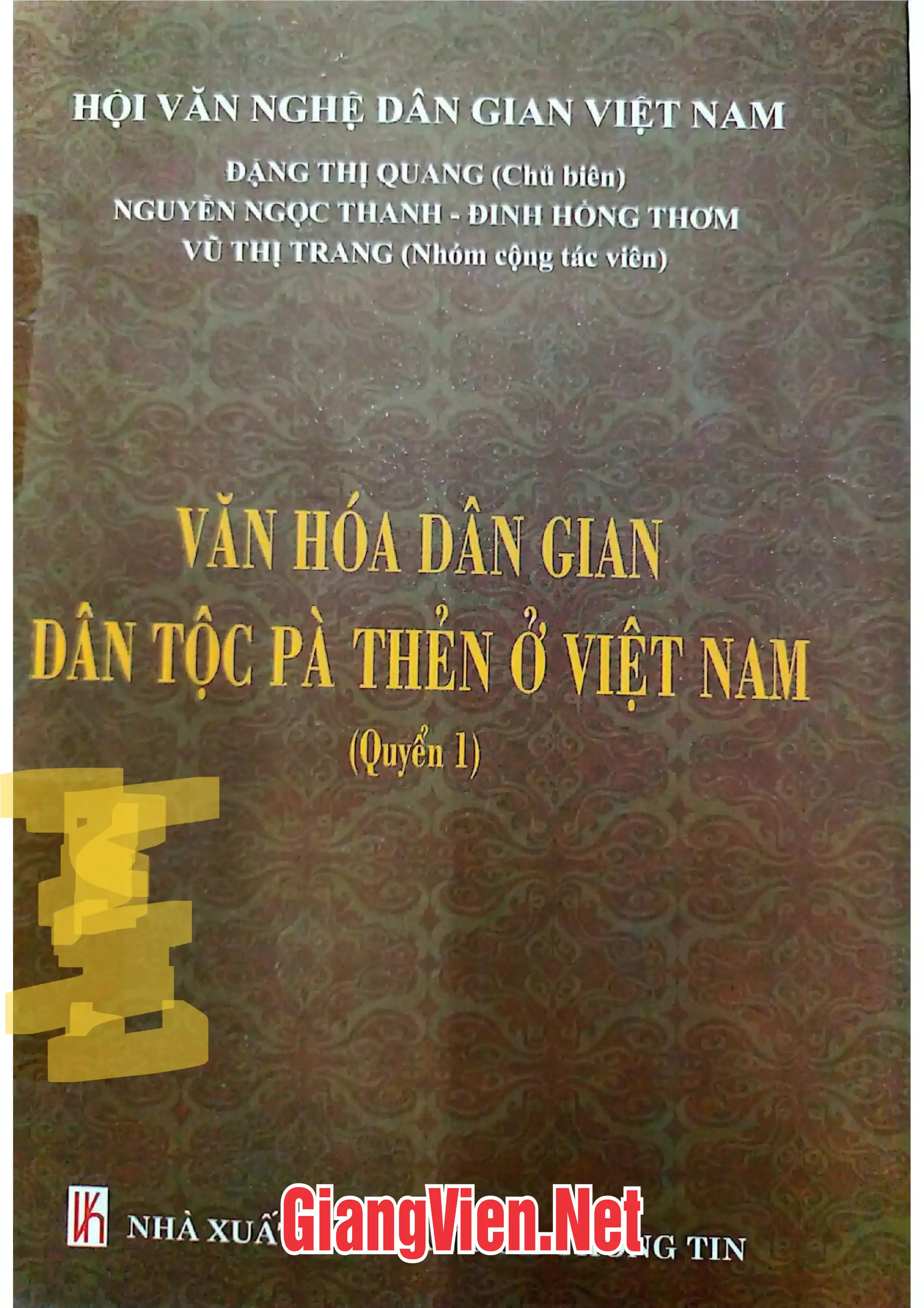 Ảnh bìa của Văn hóa dân gian dân tộc Pà Thẻn ở Việt Nam Quyển 1
