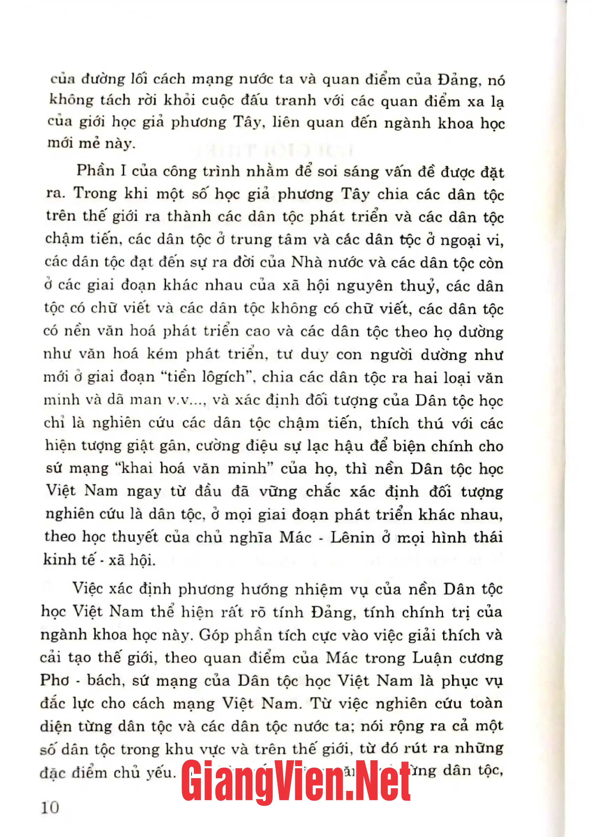 Nội dung trang phụ bản giới thiệu sách Dân tộc học Việt Nam định hướng và thành tựu nghiên cứu 1973-1998