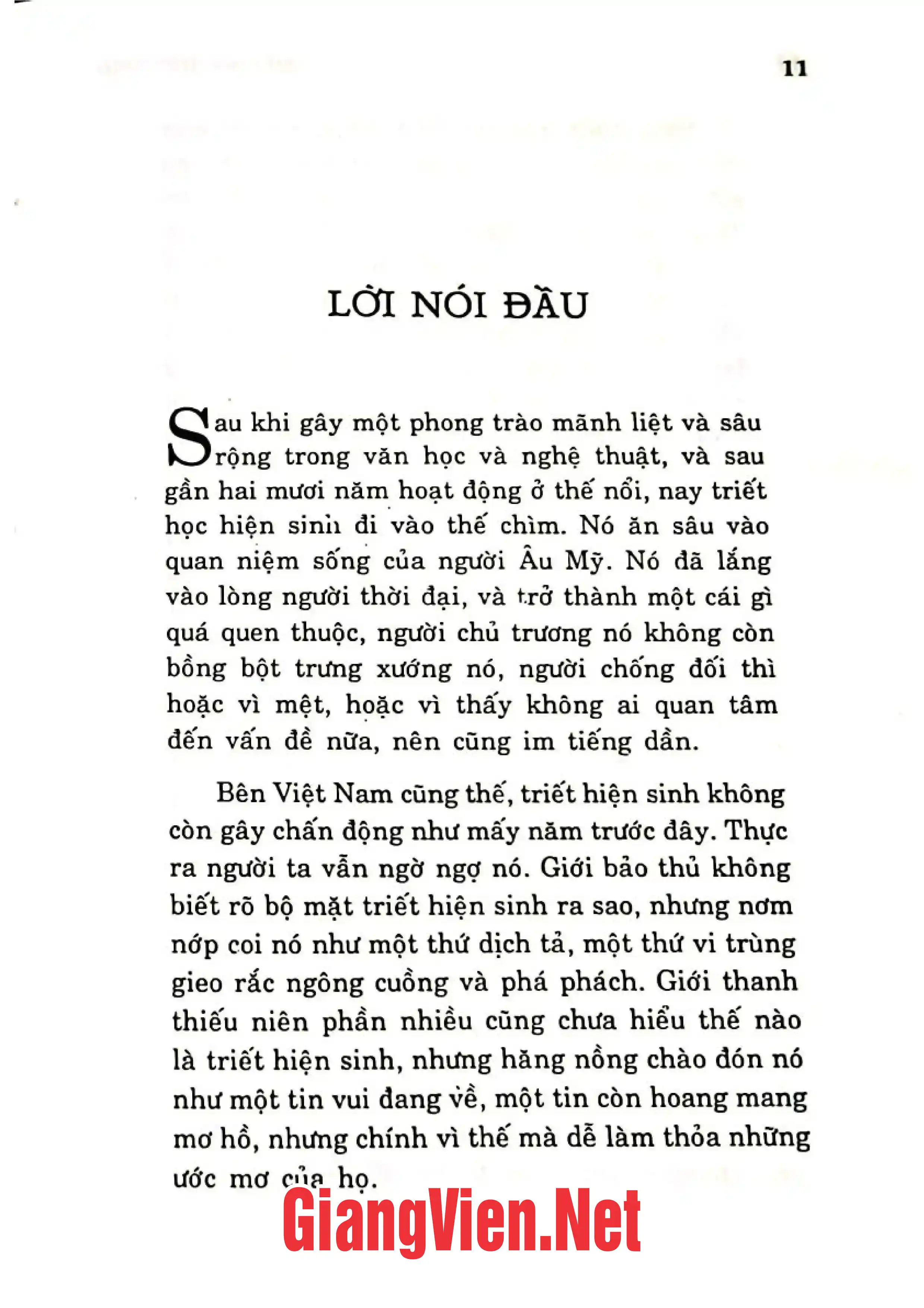 Nội dung mục lục và hình ảnh sách Triết học hiện sinh - Trang 8