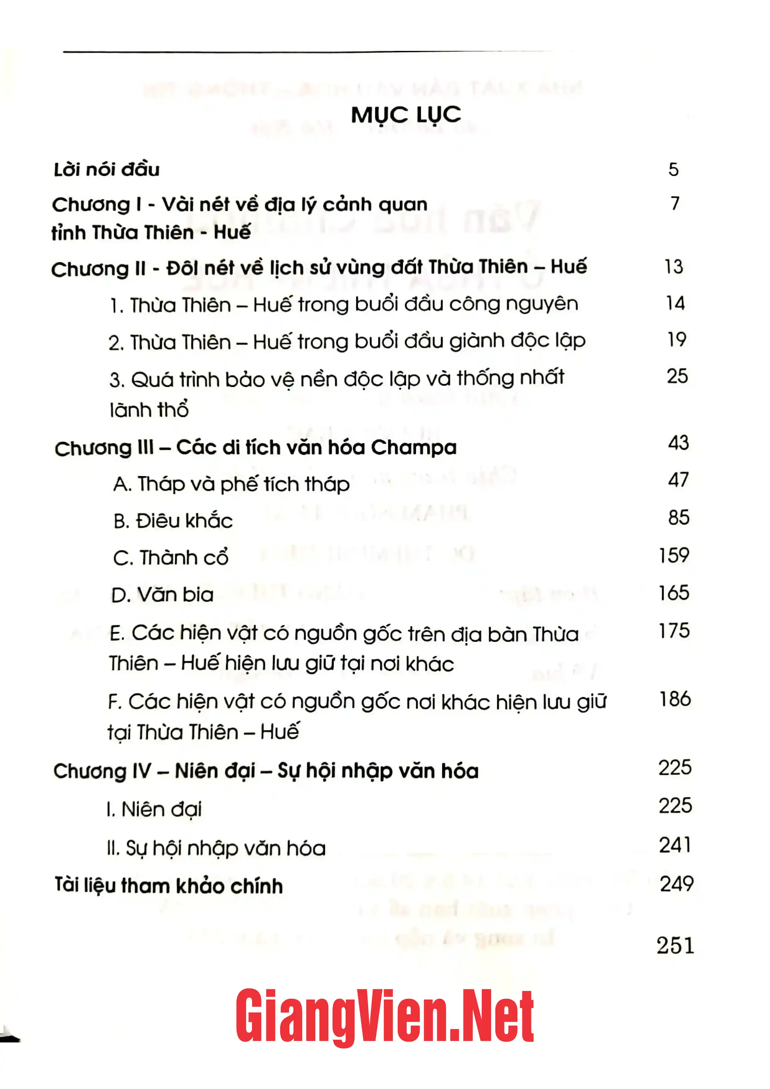 Ảnh minh họa nội dung cuốn sách: Văn hoá Chămpa ở Thừa Thiên Huế