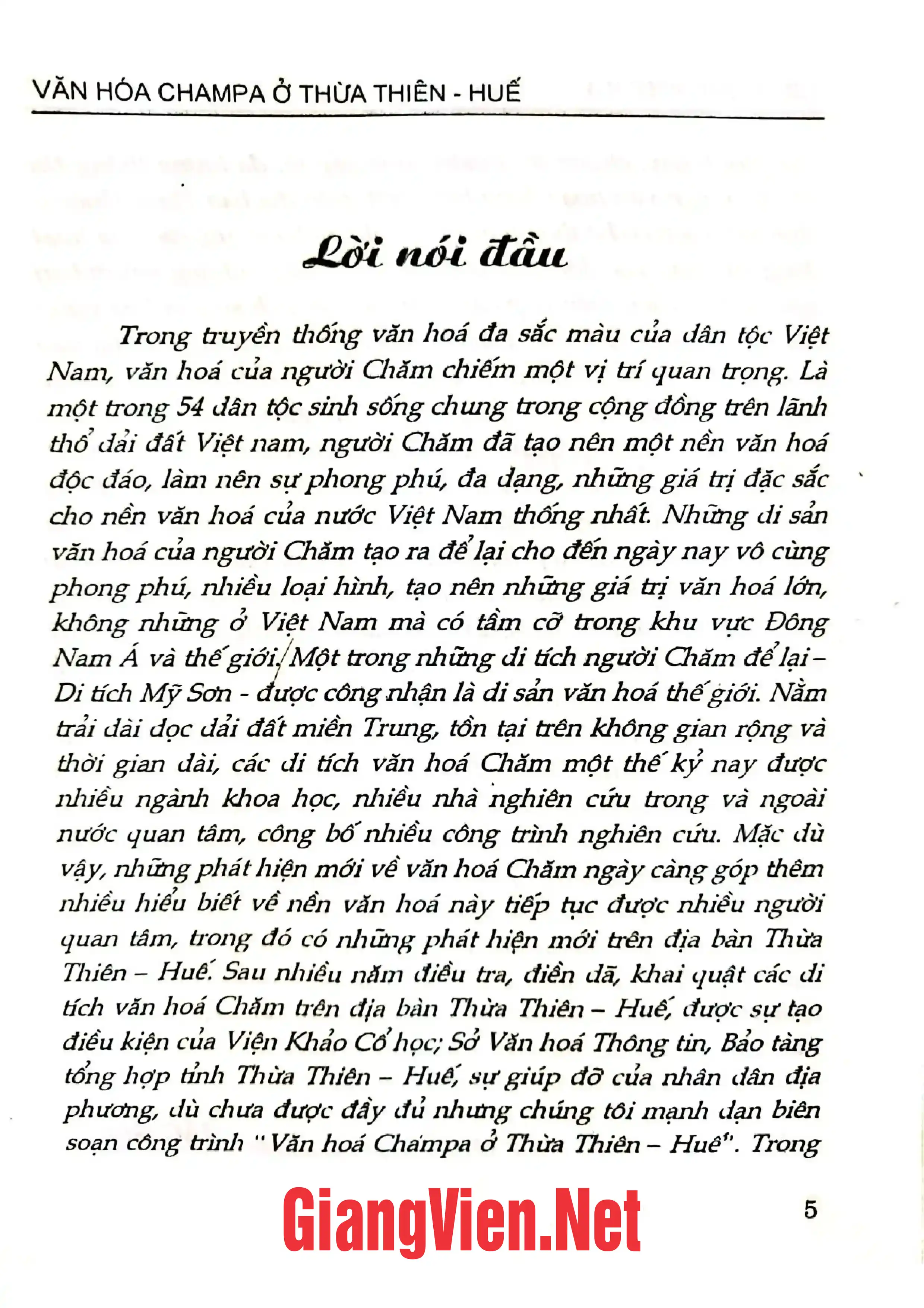 Ảnh minh họa nội dung cuốn sách: Văn hoá Chămpa ở Thừa Thiên Huế