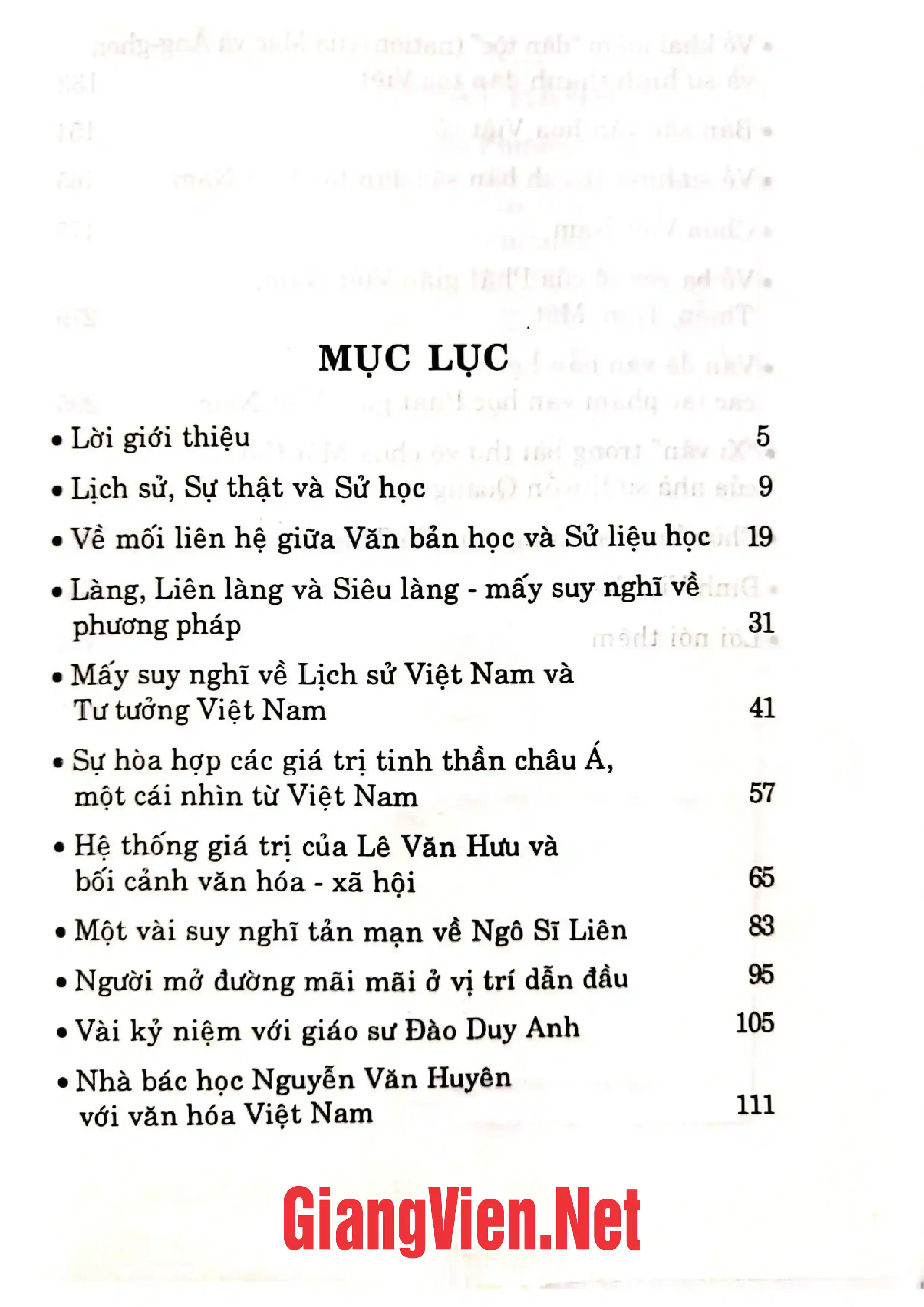 Trang bìa chính thức sách Đến với lịch sử văn hóa Việt Nam