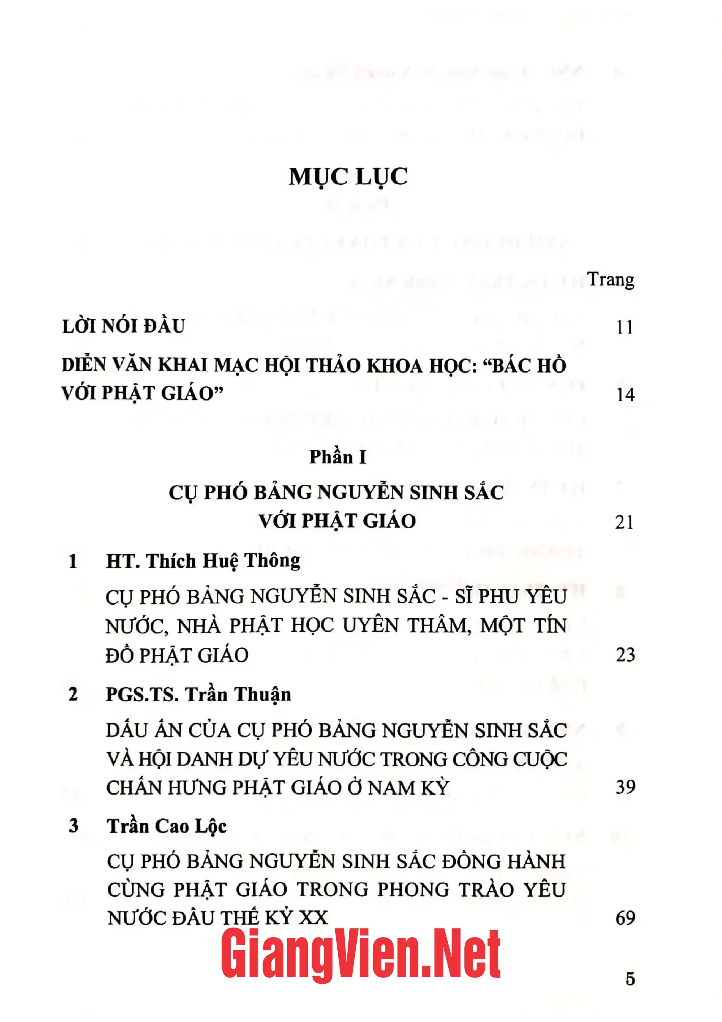 Trang bìa chính thức sách Bác Hồ với Phật giáo
