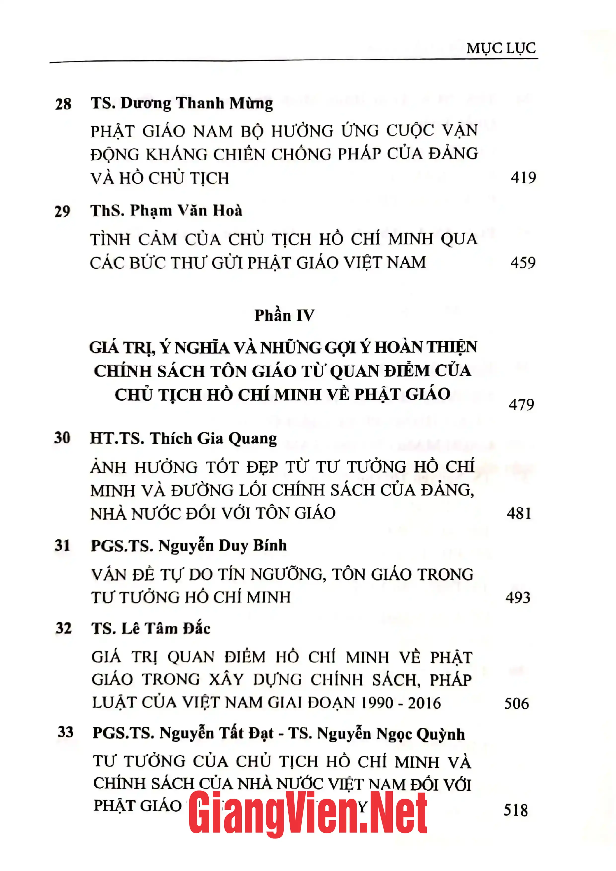 Nội dung trang phụ bản giới thiệu sách Bác Hồ với Phật giáo